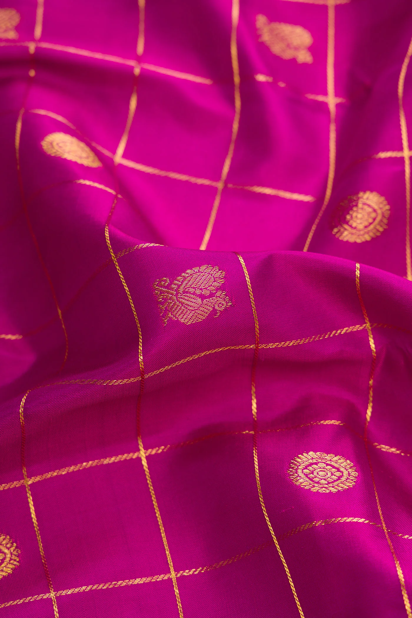 Purple Kanjivaram Silk Saree - Image 2