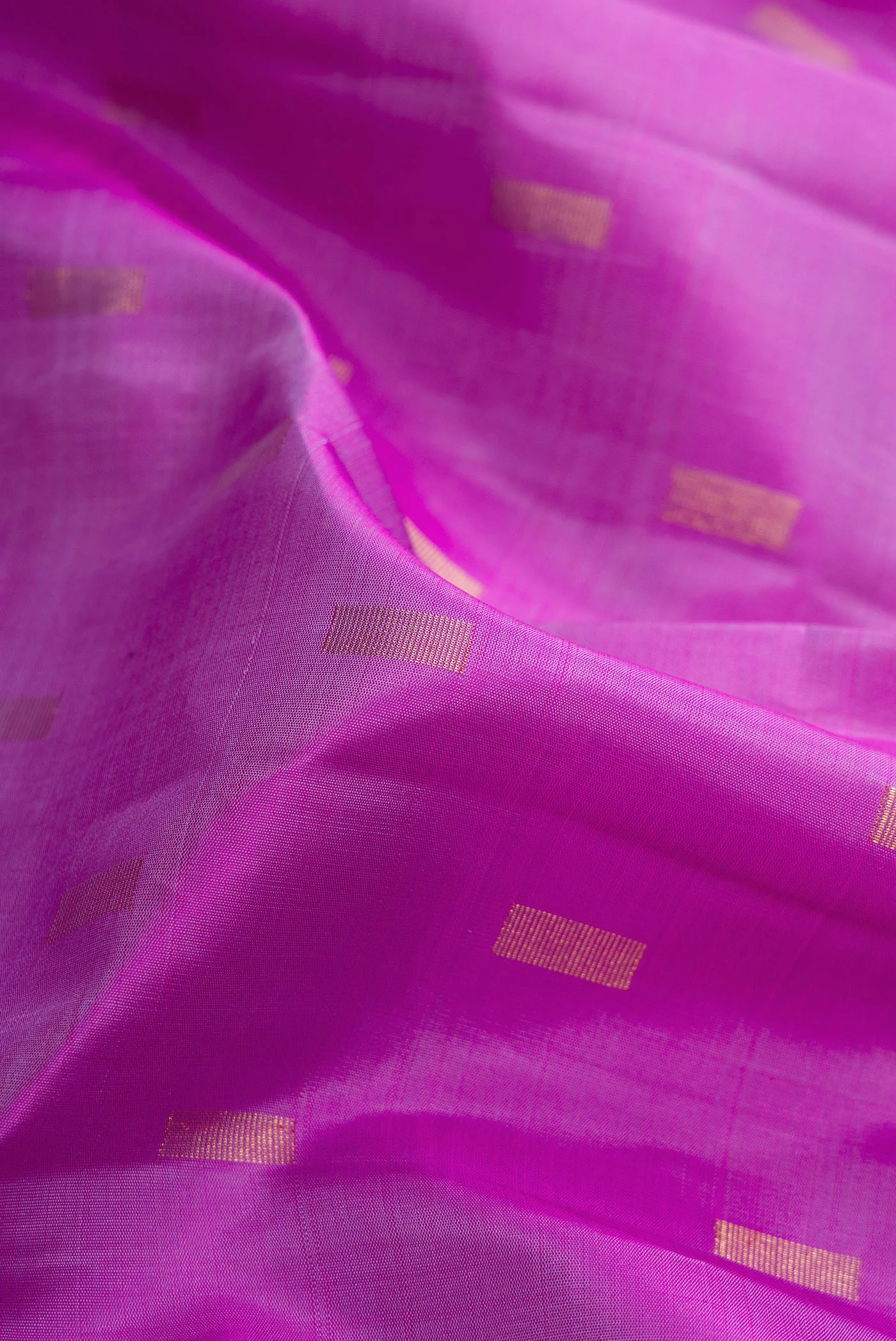 Pure Silk Pure Zari Purple Kanjivaram Saree - Image 2