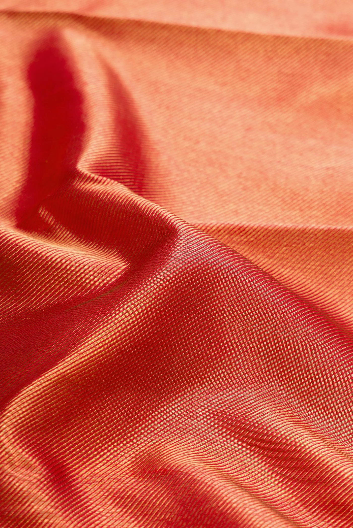 Pure Silk Pure Zari Red Kanjivaram Saree - Image 2