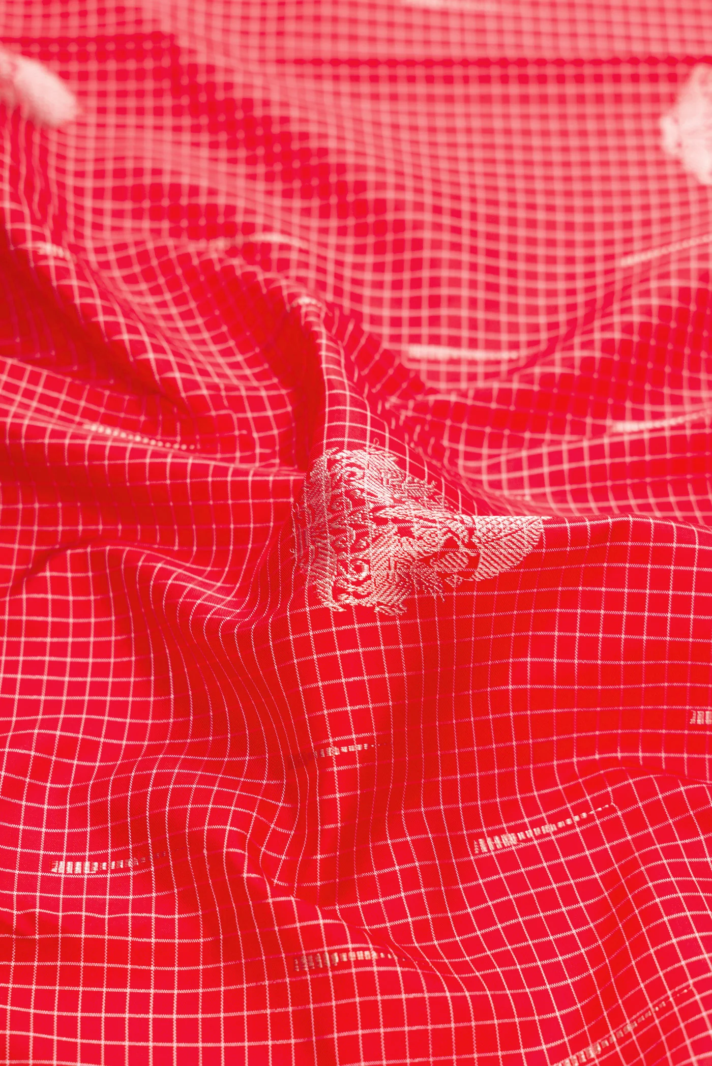 Red Kanjivaram Silk Saree - Image 2