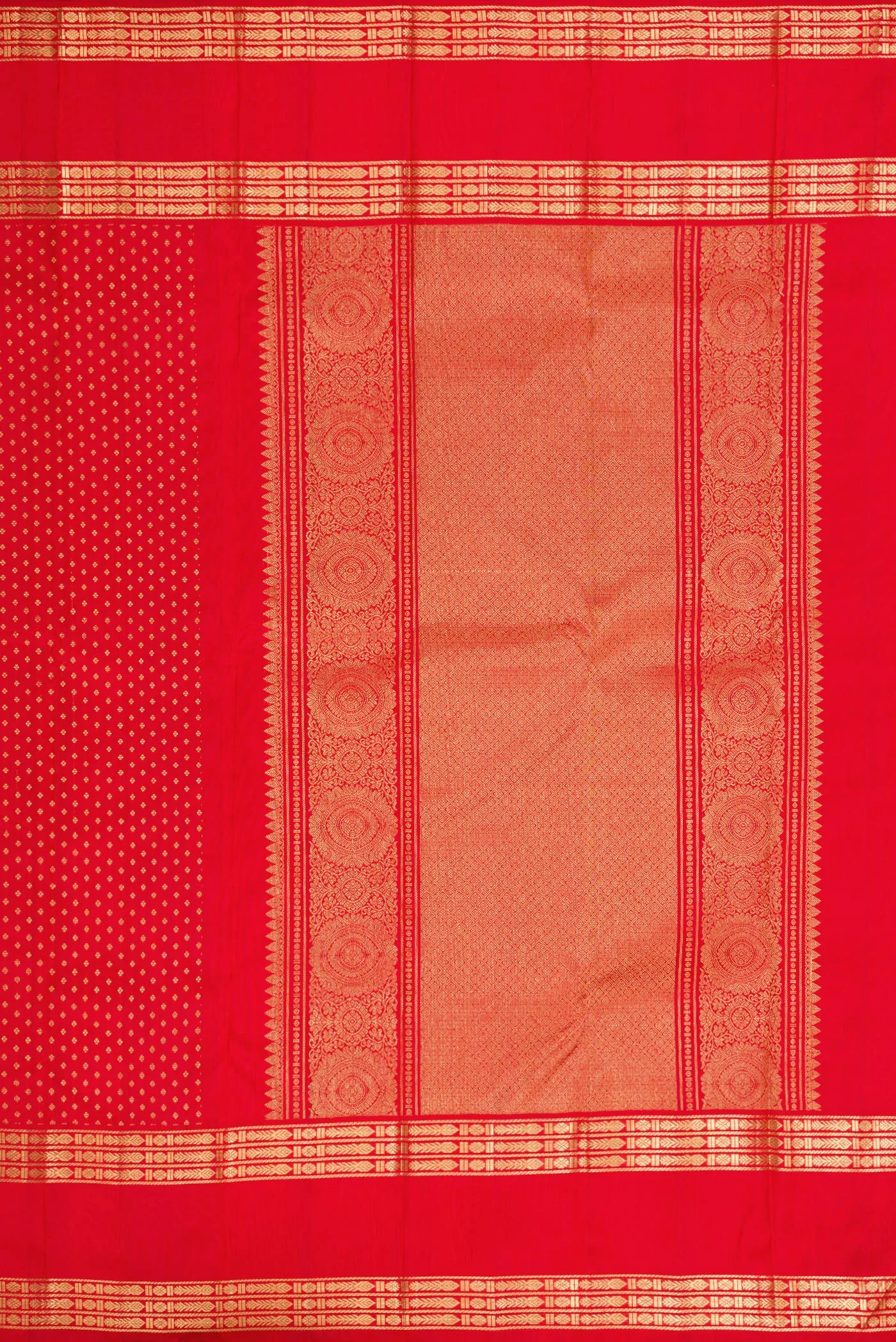 Red Kanjivaram Silk Saree - Image 7