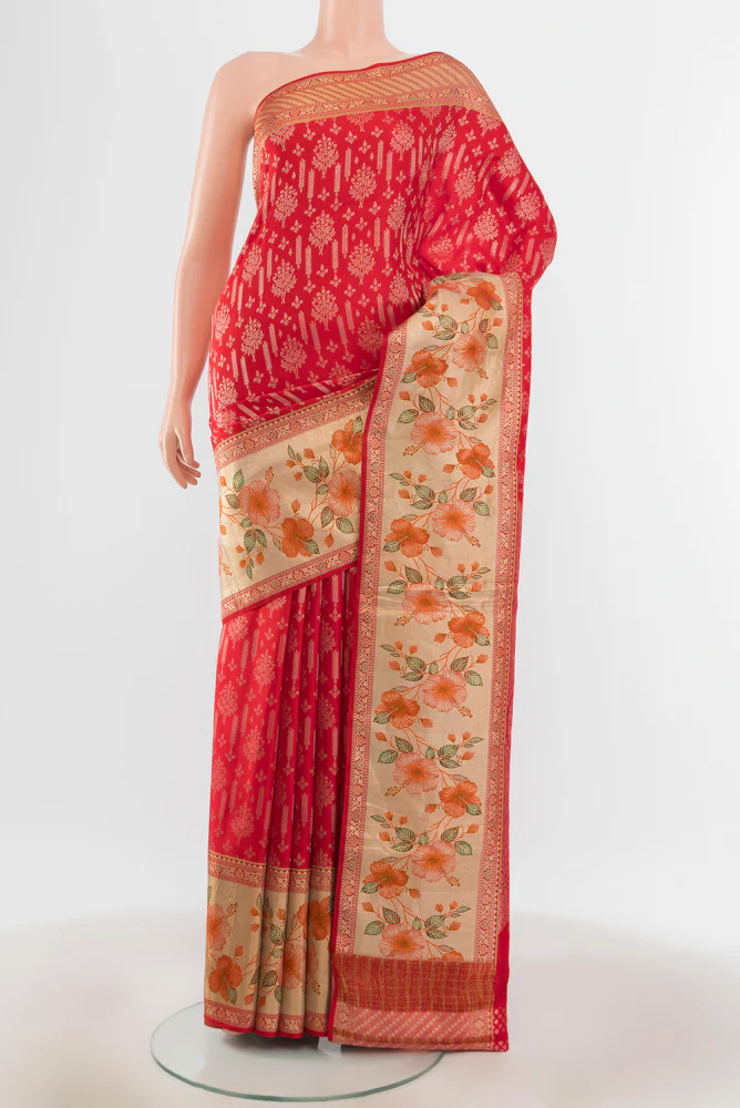 Red Kanchipuram Silk Saree