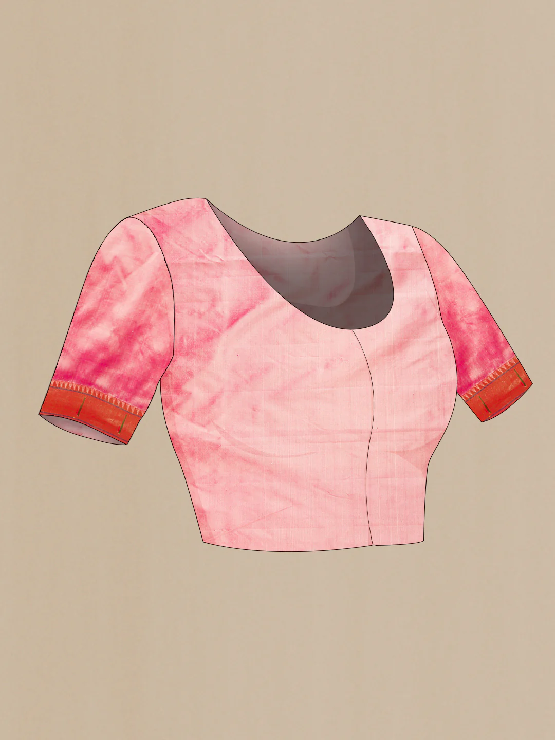 Pure Silk Pure Zari Rose pink Paithani Saree - Image 5