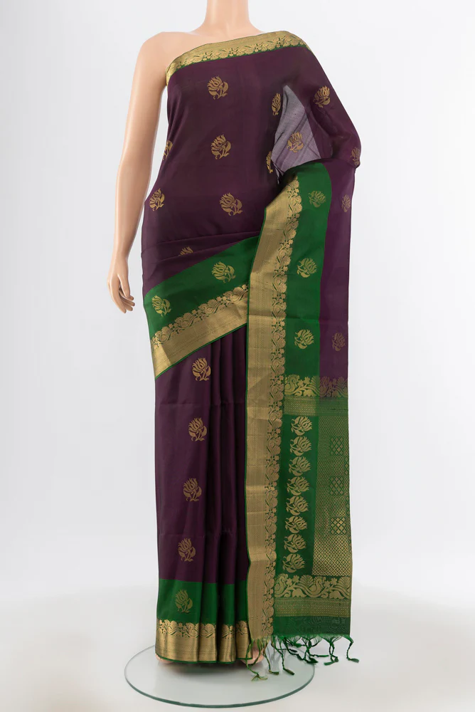 Purple Soft Silk Saree