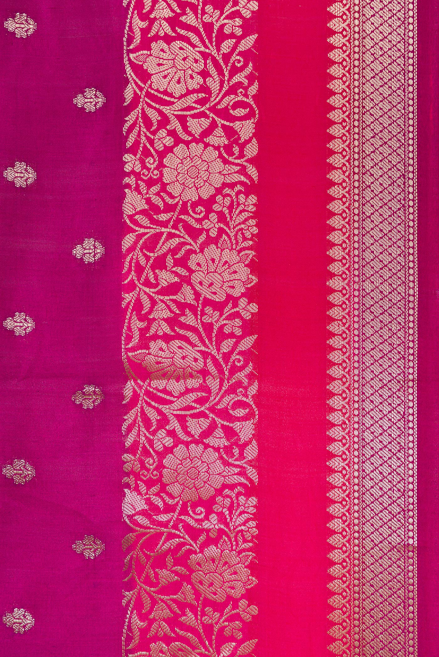 Multi Color Banarasi Raw Silk Saree - Image 3