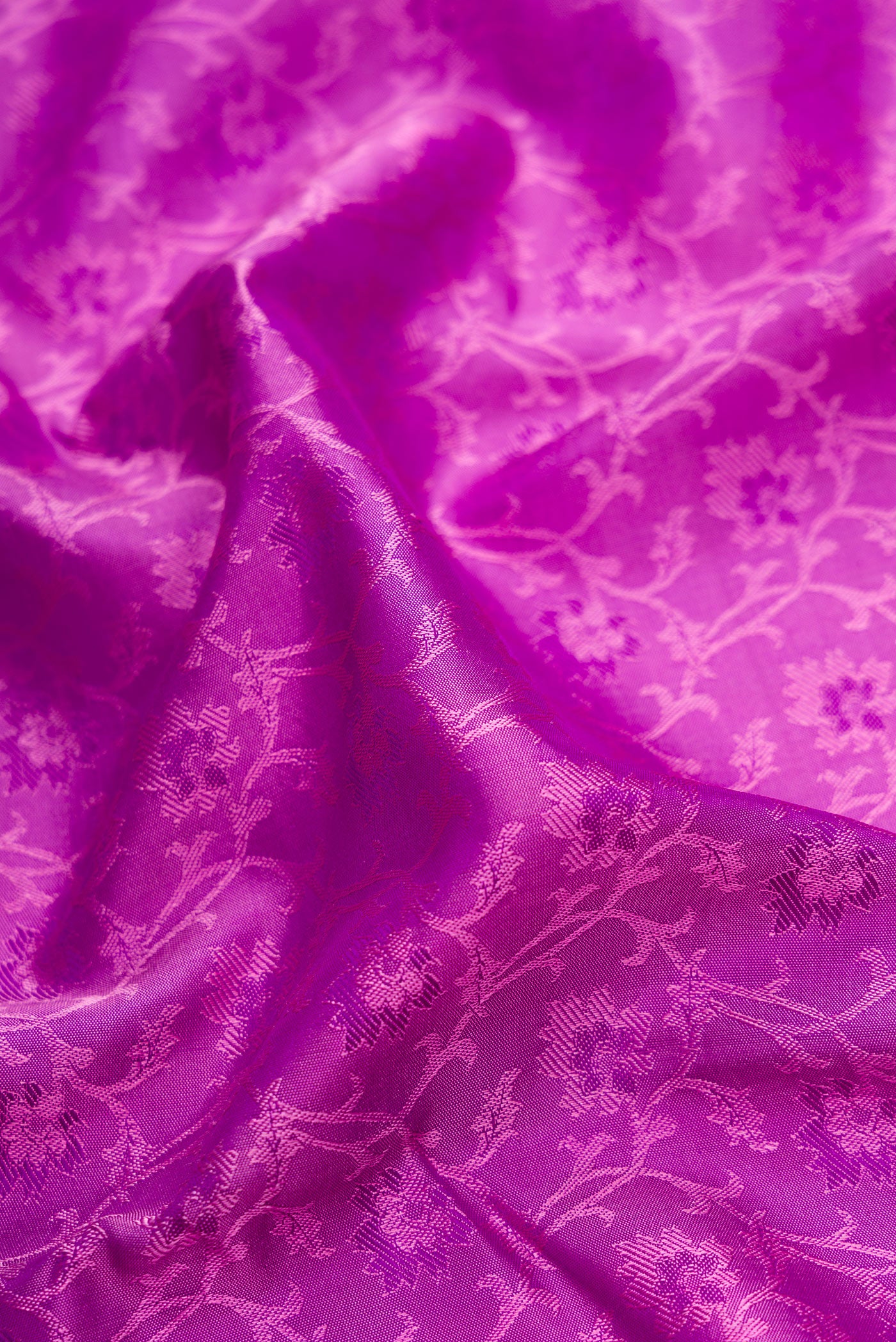 Purple Kanchipuram Silk Saree - Image 2
