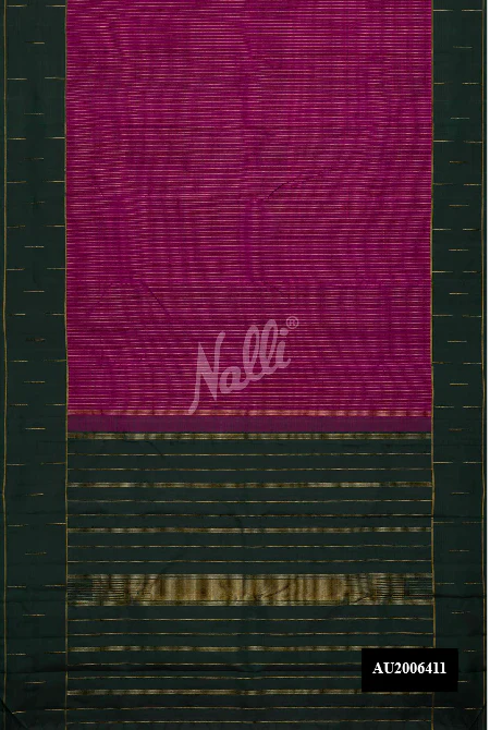 Purple Dual Tone Kanchipuram Silk Saree