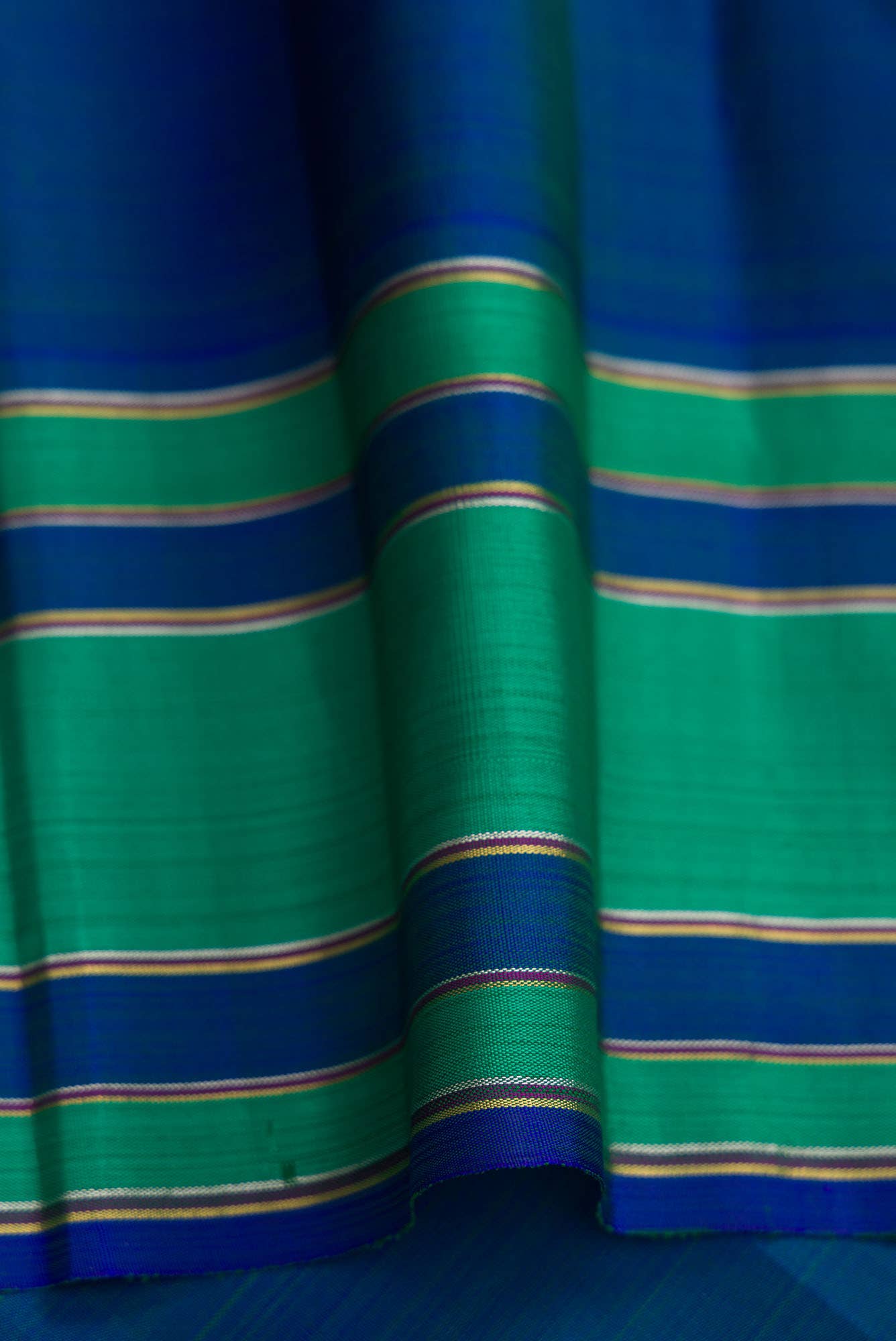 Pure Silk Pure Zari Light Magenta Kanjivaram Saree - Image 6