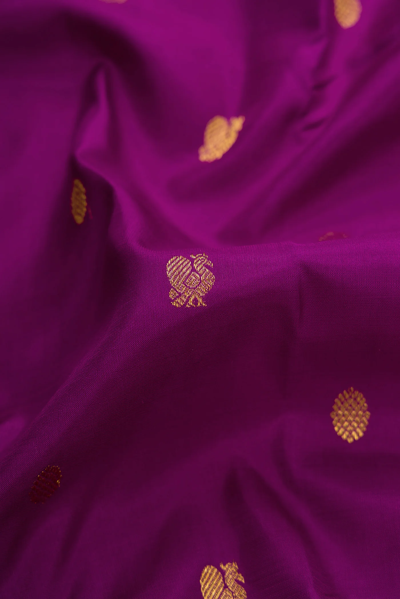 Purple Kanjivaram Silk Saree - Image 2