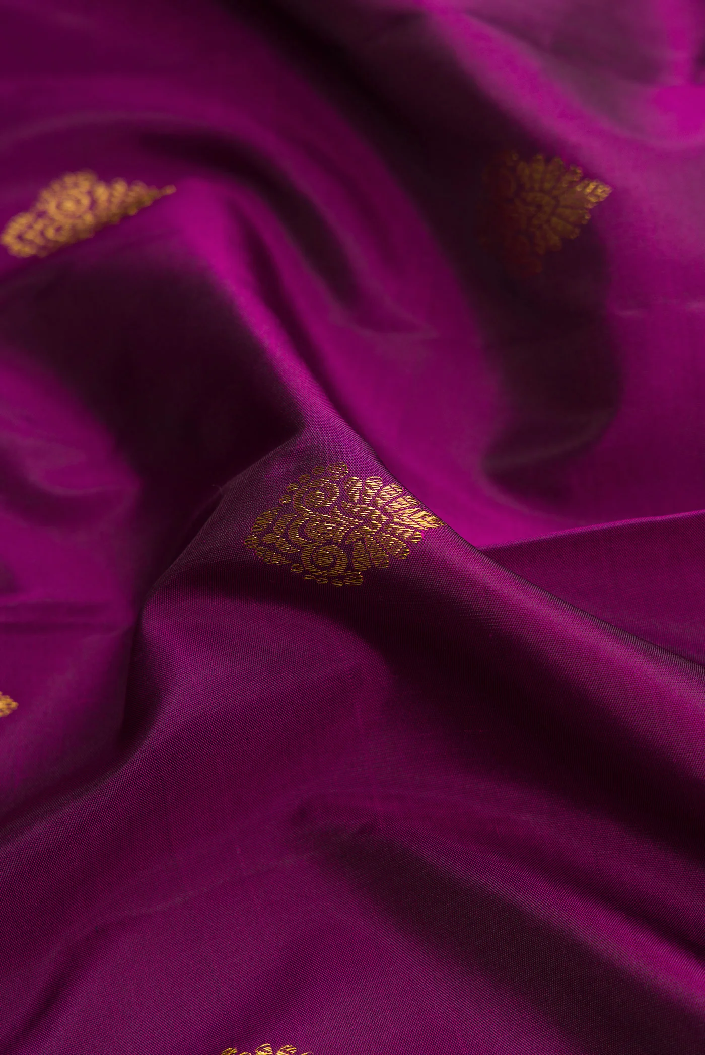 Purple Kanjivaram Silk Saree - Image 2