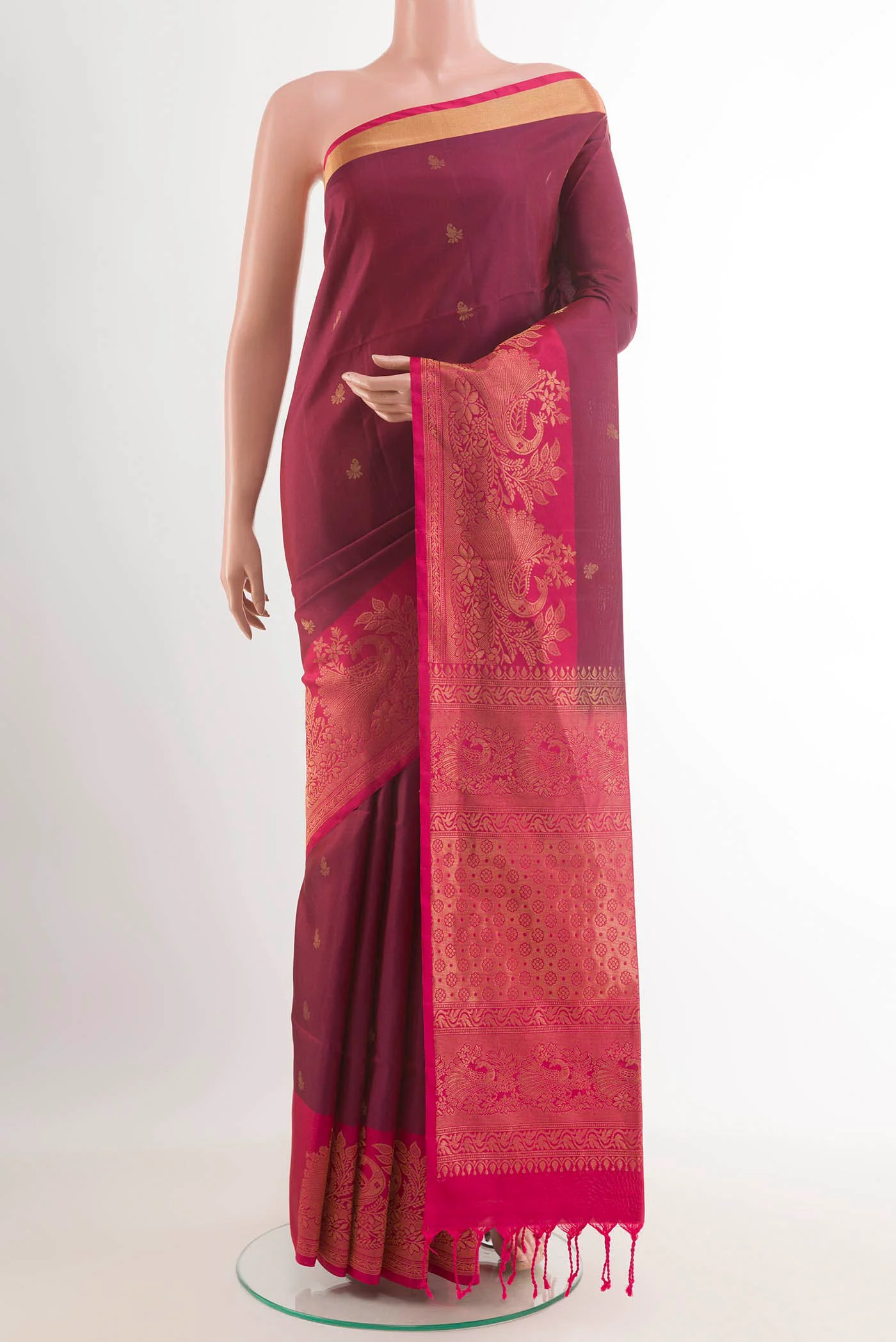 Purple Soft Silk Saree