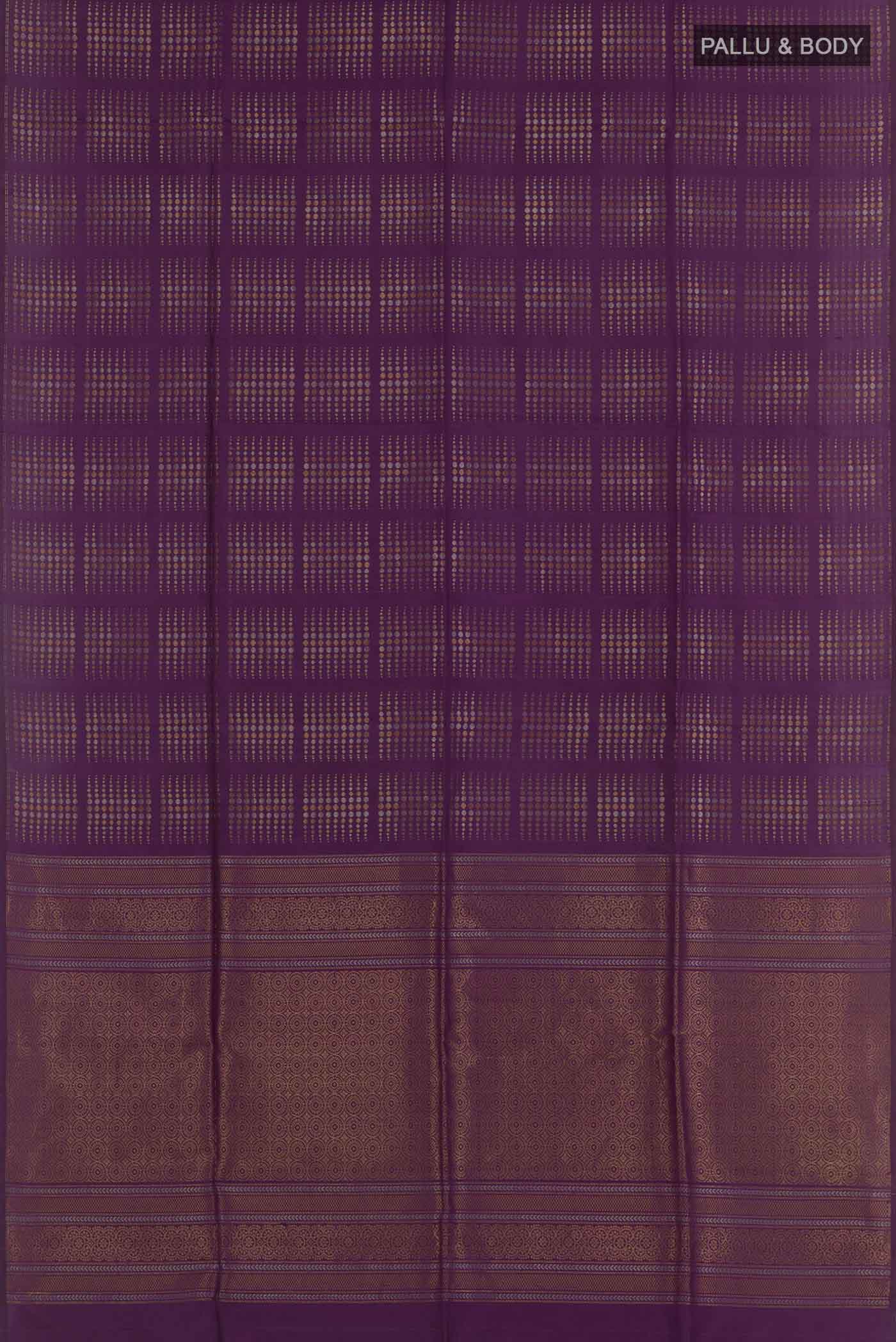 Purple Soft Silk Saree - Image 3
