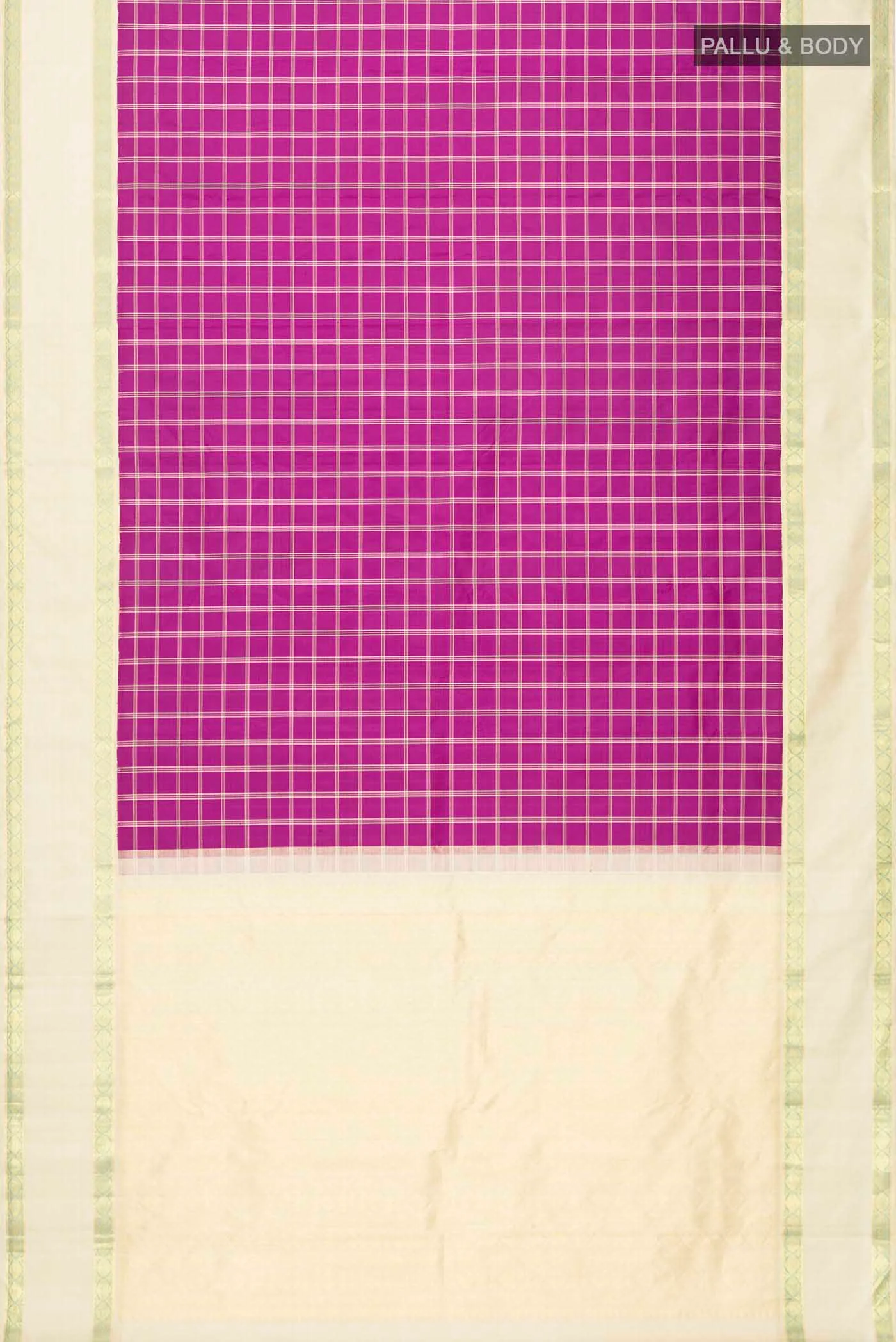 Purple Kanjivaram Silk Saree - Image 6