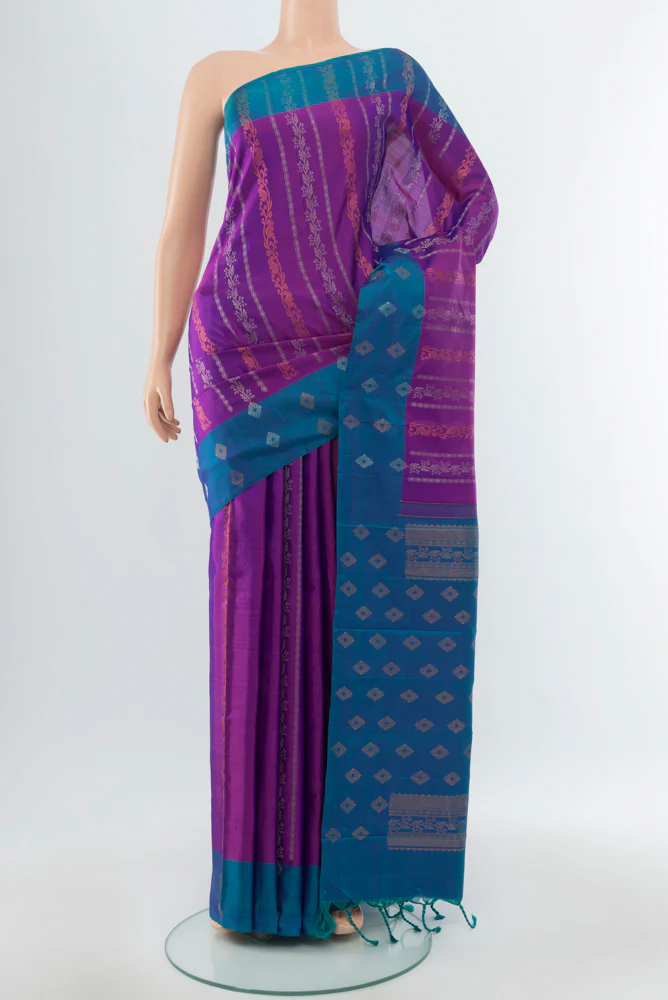 Purple Soft Silk Saree