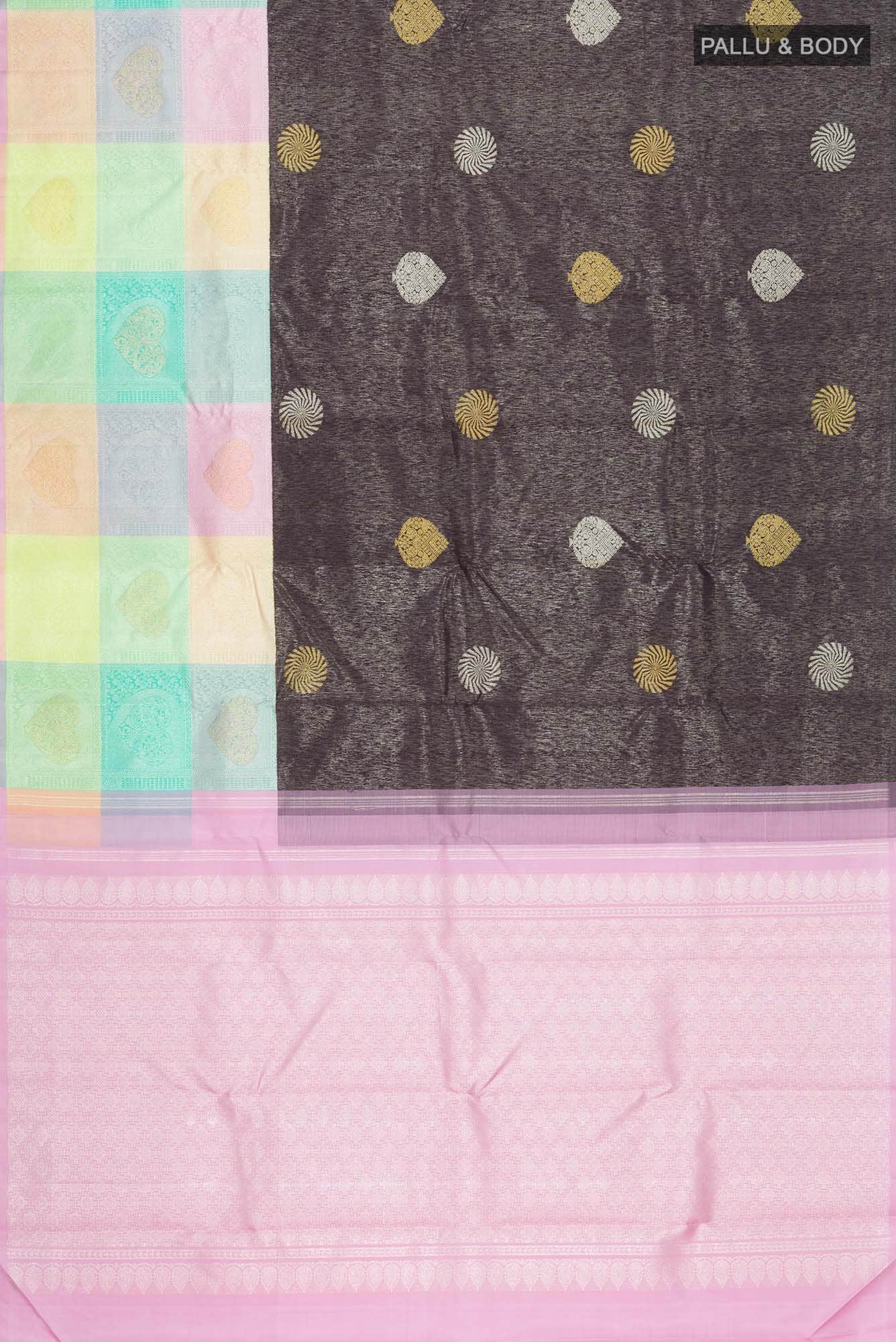 Purple Kanchipuram Silk Saree - Image 4