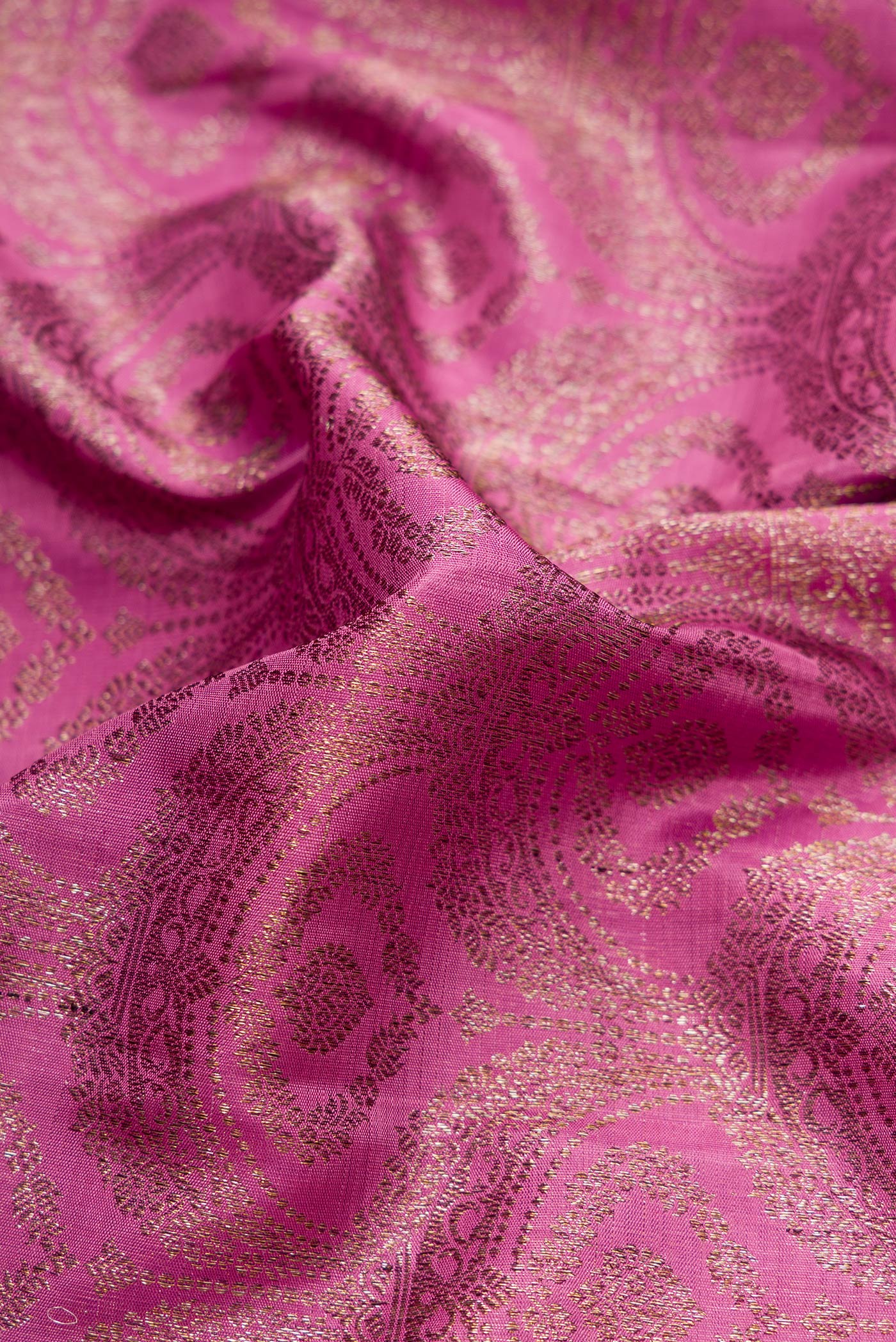 Purple Kanchipuram Silk Saree - Image 2