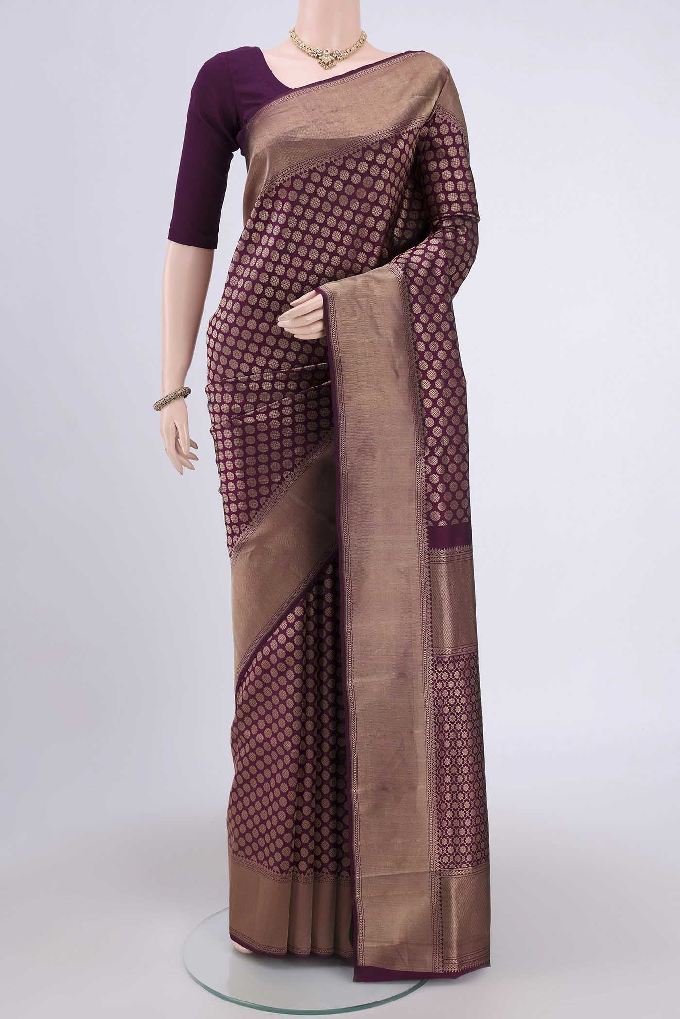 Purple Soft Silk Saree