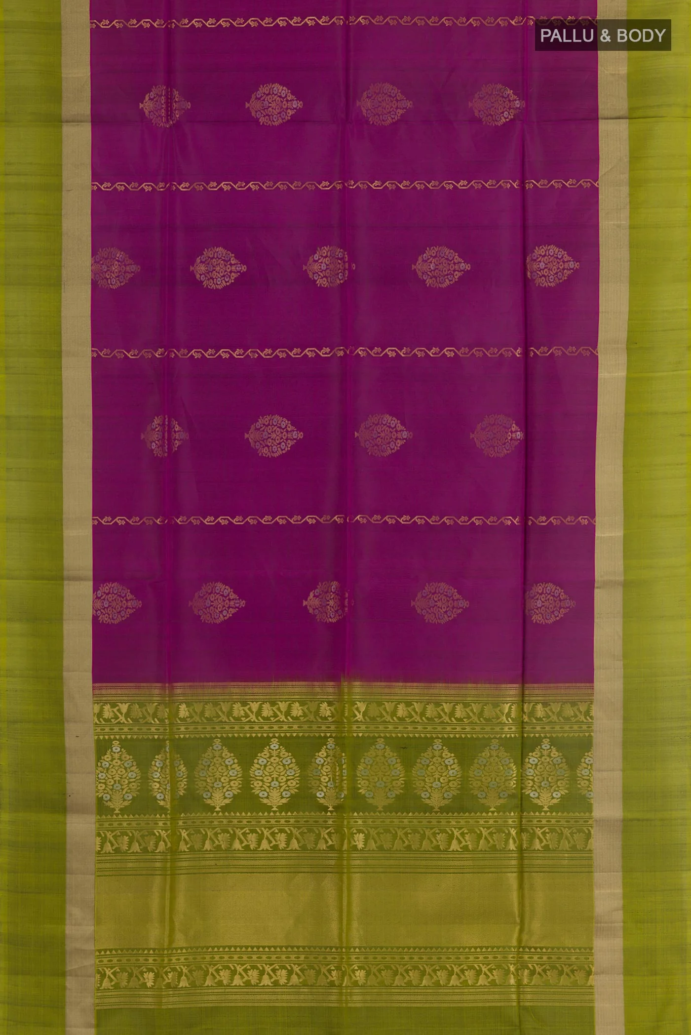 Purple Soft Silk Saree - Image 3
