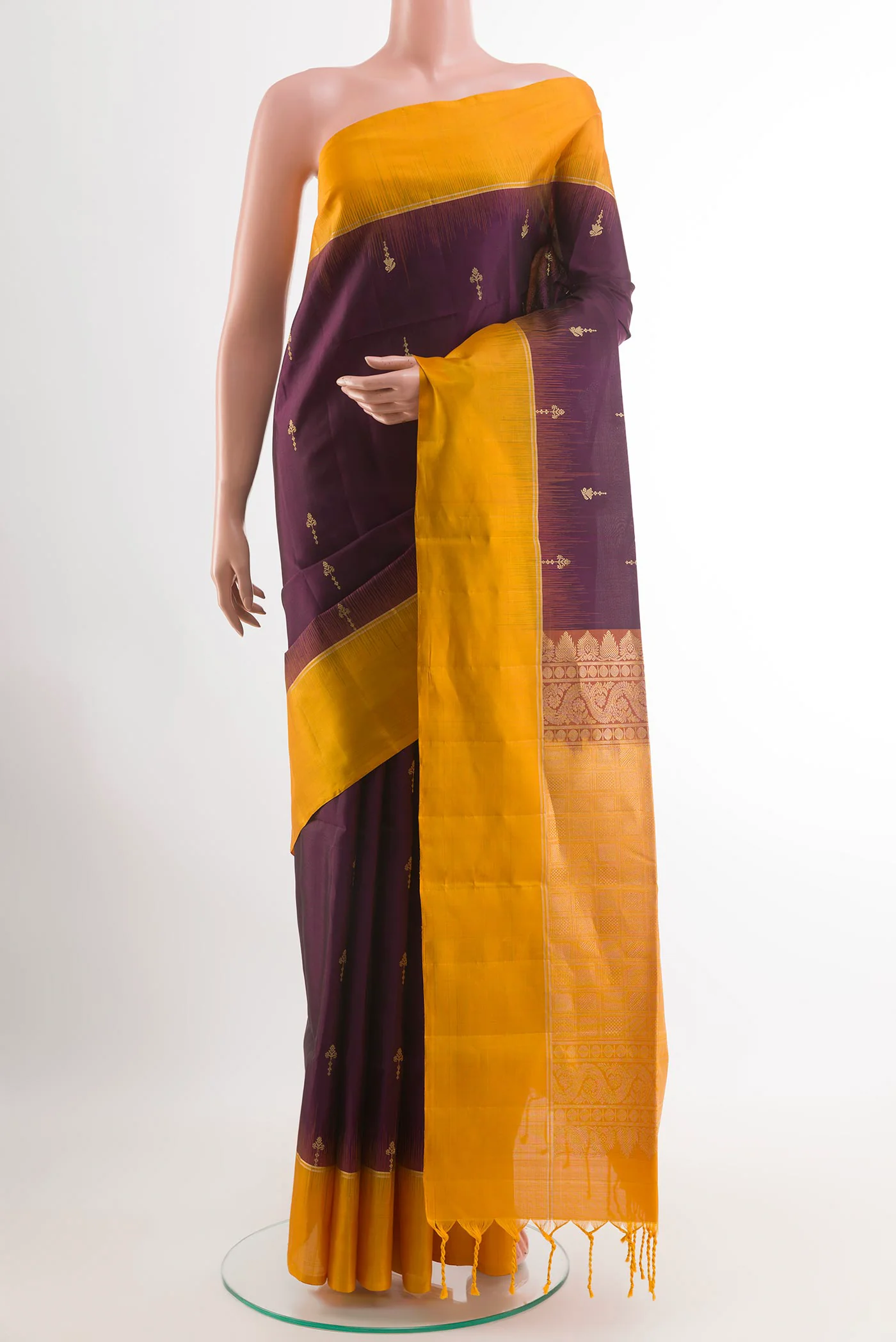 Purple Soft Silk Saree