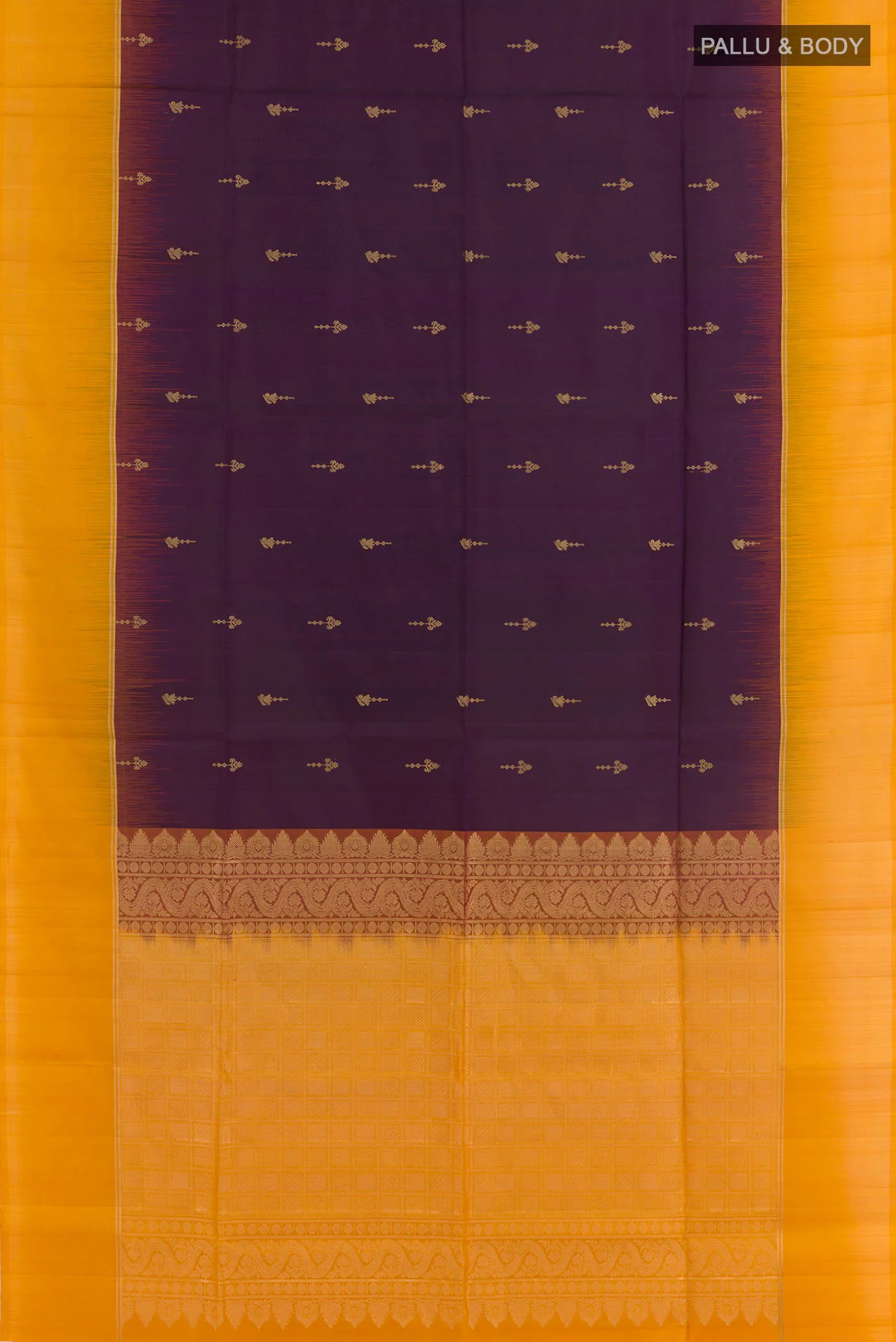 Purple Soft Silk Saree - Image 3