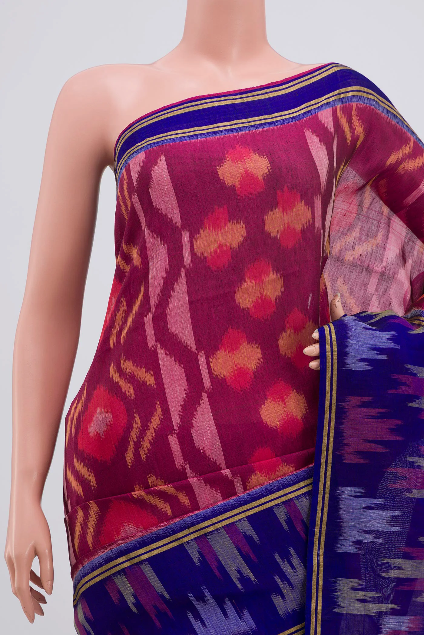 Purple Soft Silk Saree - Image 2