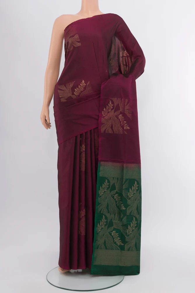 Purple Soft Silk Saree