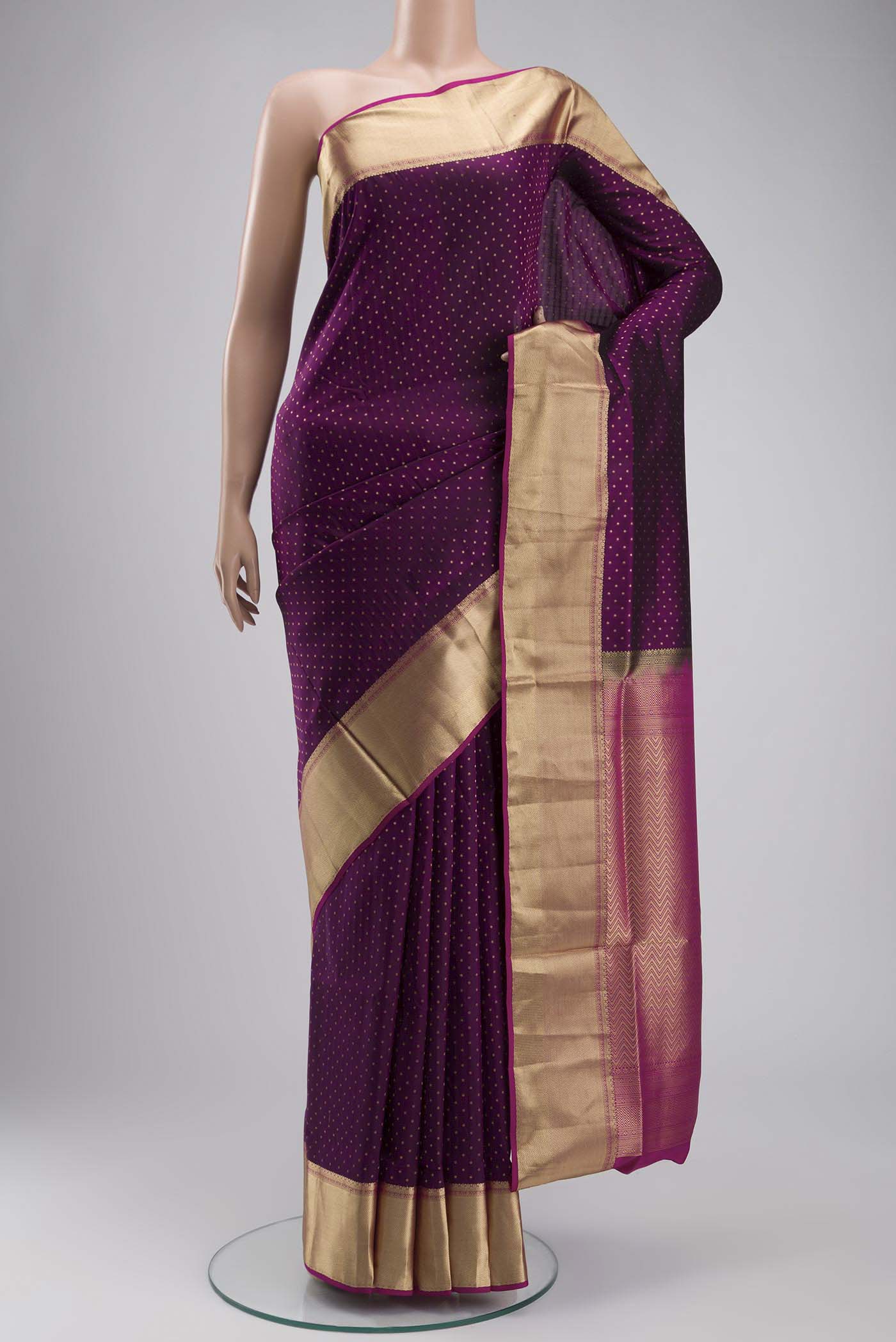 Purple Soft Silk Saree