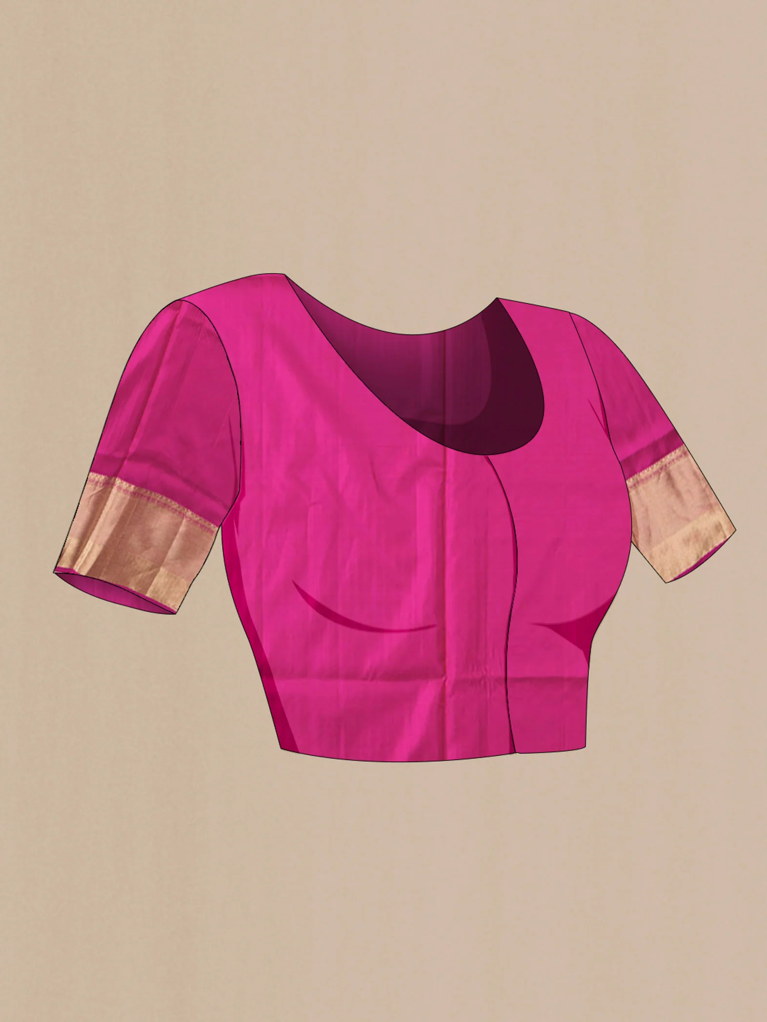 Purple Soft Silk Saree - Image 4