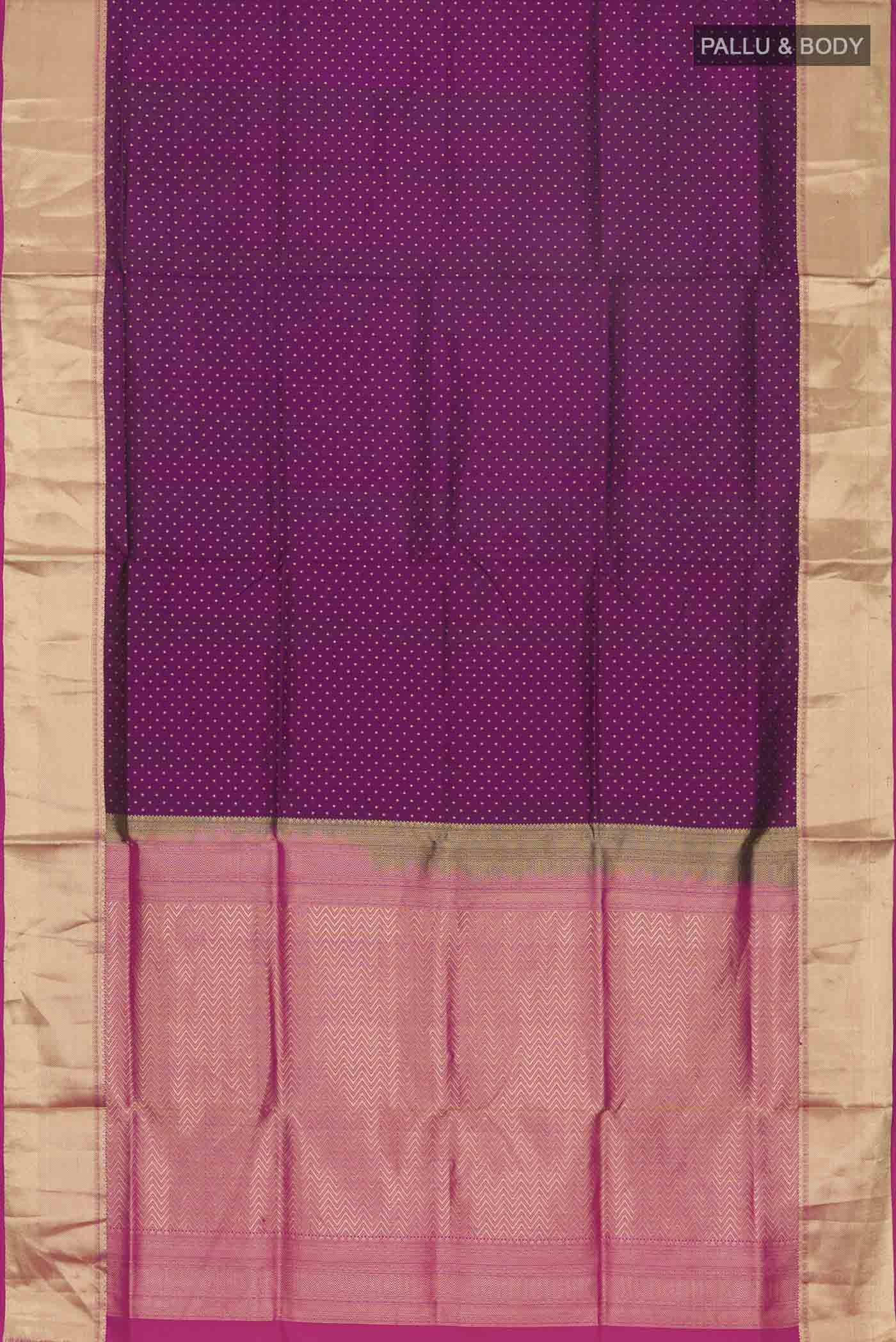 Purple Soft Silk Saree - Image 5