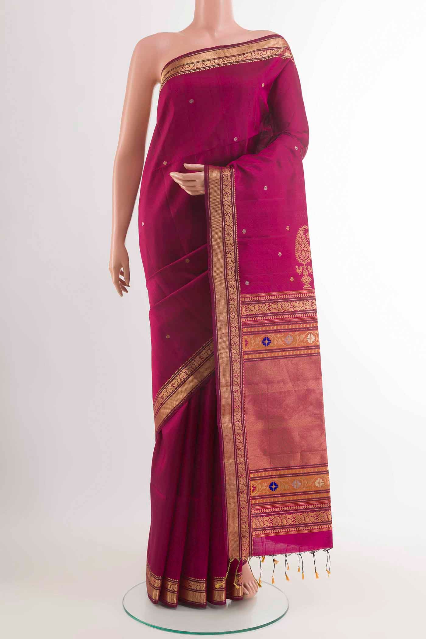 Purple Soft Silk Saree