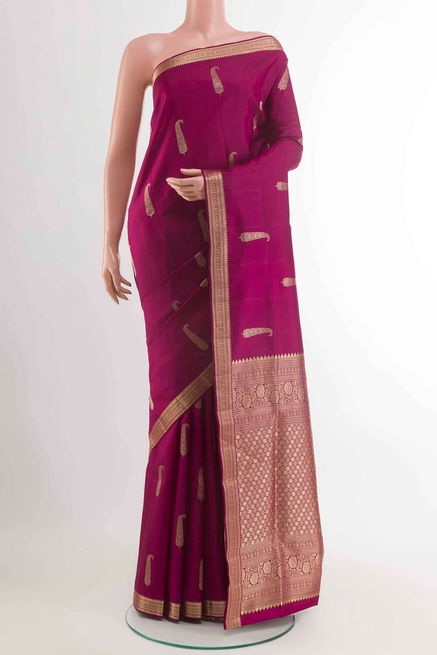 Purple Soft Silk Saree