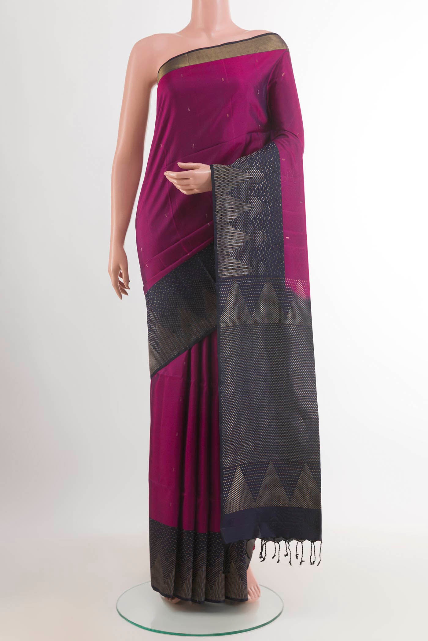 Purple Soft Silk Saree