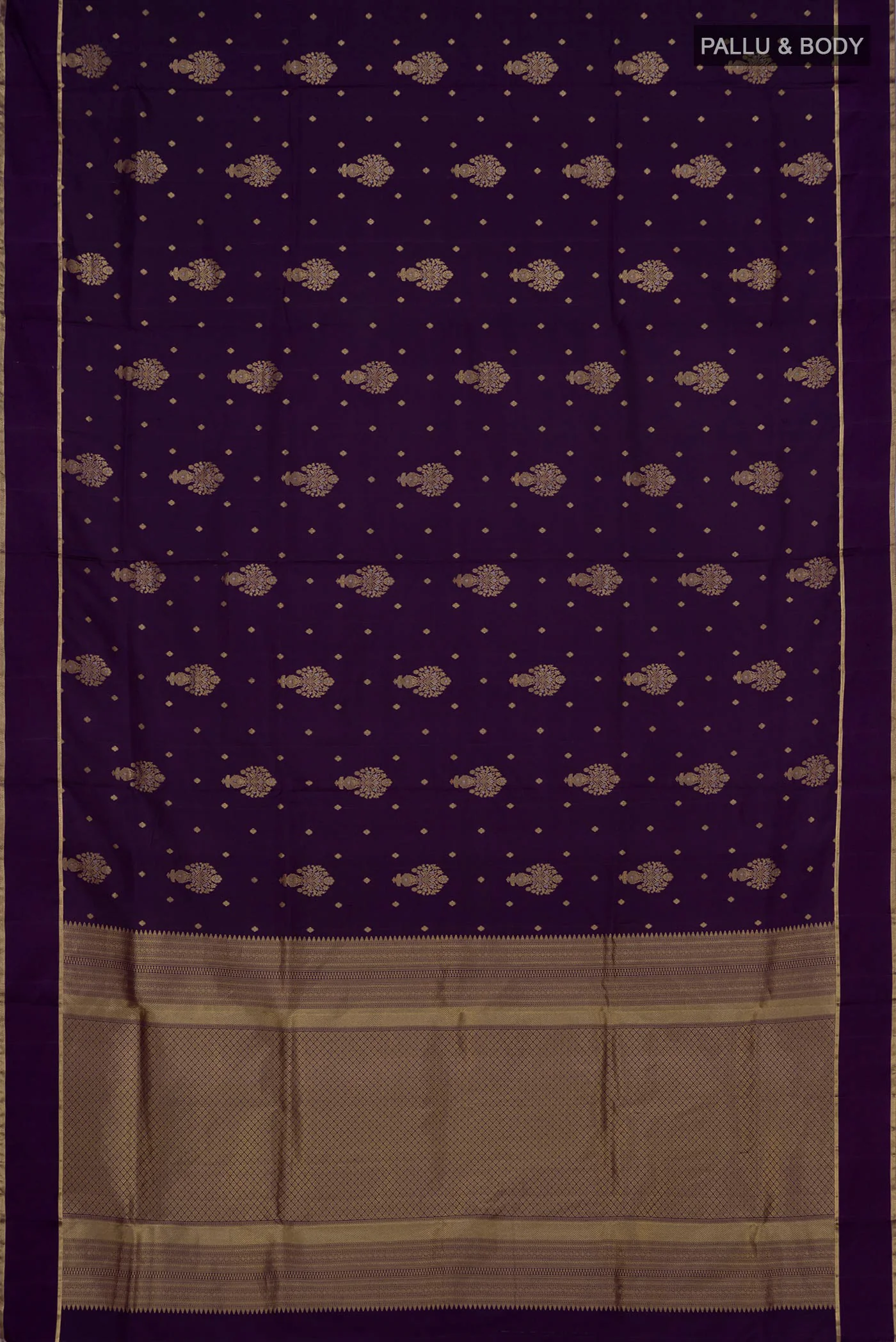 Purple Soft Silk Saree - Image 5