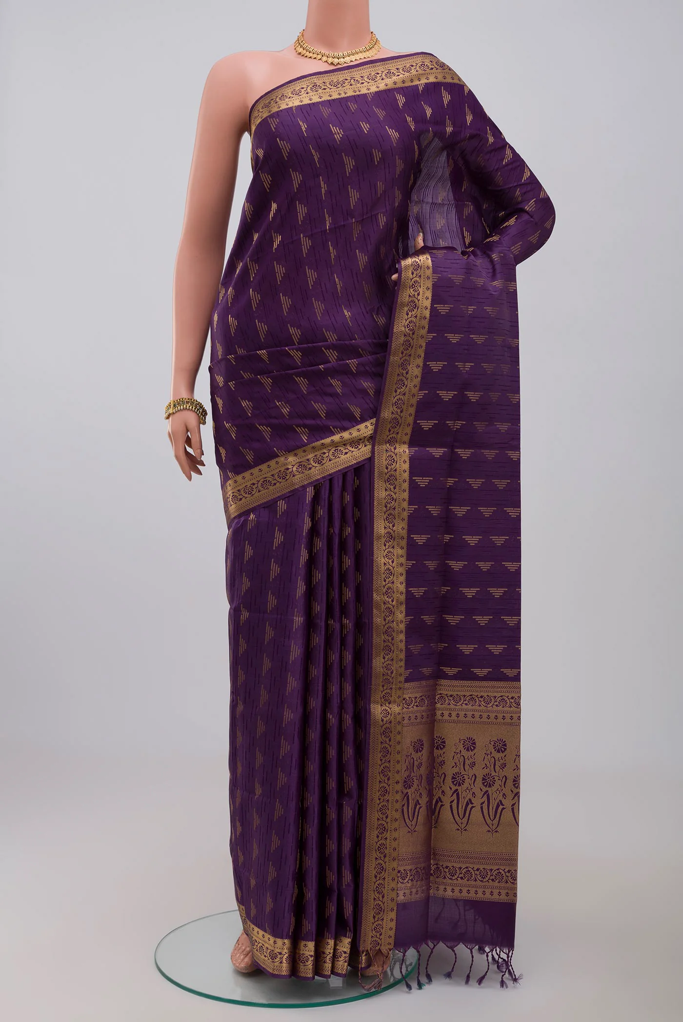 Violet Soft Silk Saree