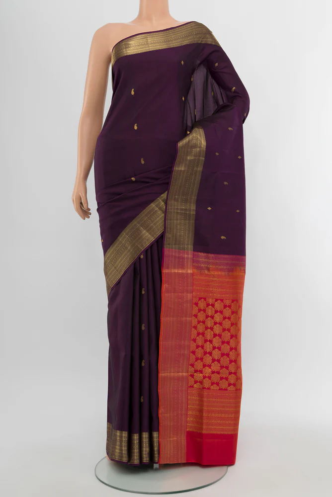 Purple Soft Silk Saree