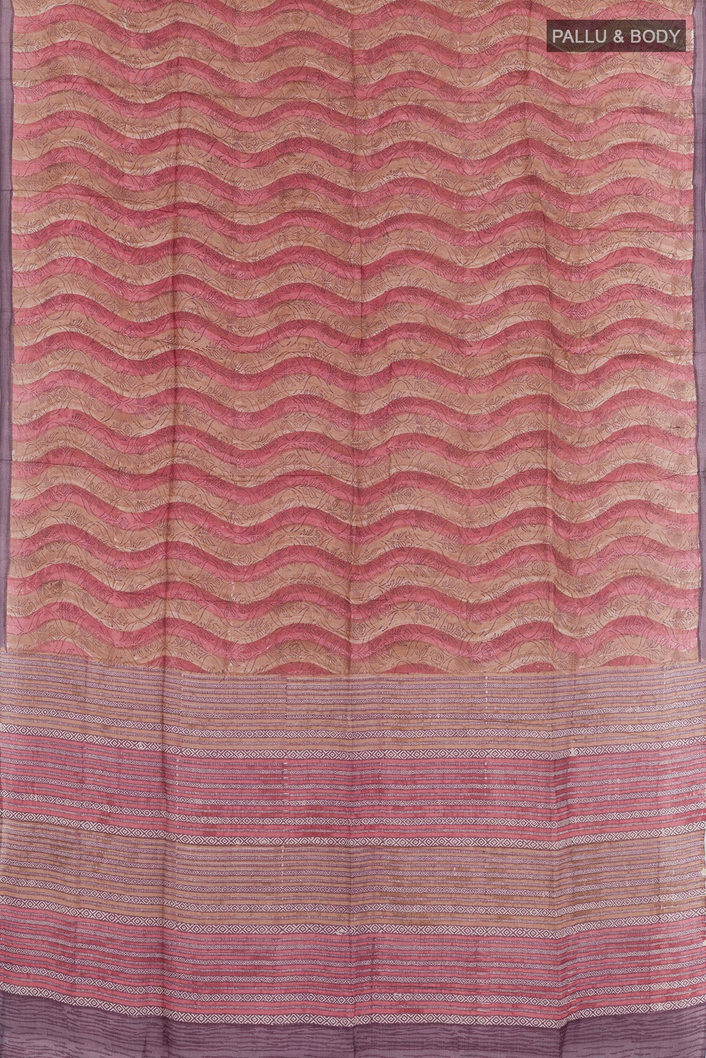 Multi Color Printed Silk Saree - Image 3