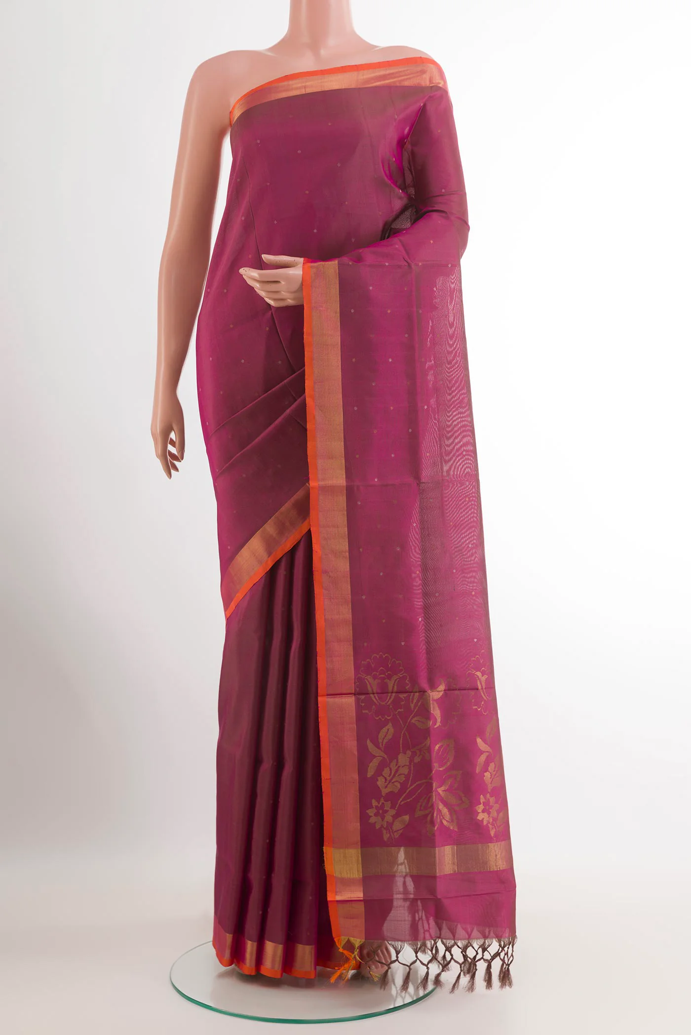 Magenta Uppada Silk Saree