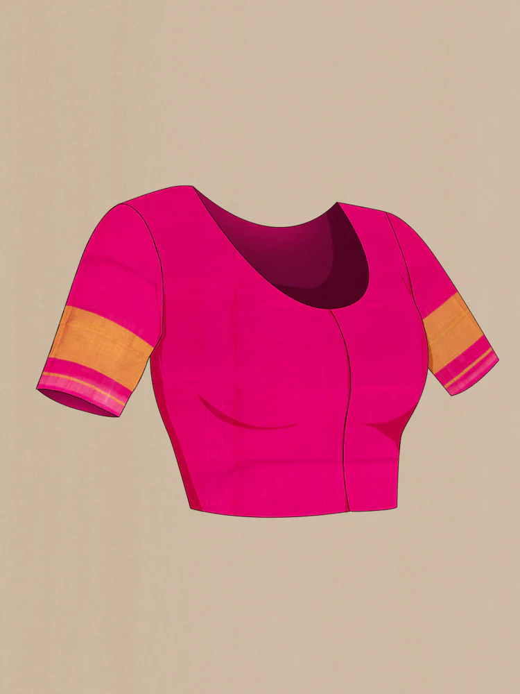 Pink Rajkot Patola Silk Saree - Image 4