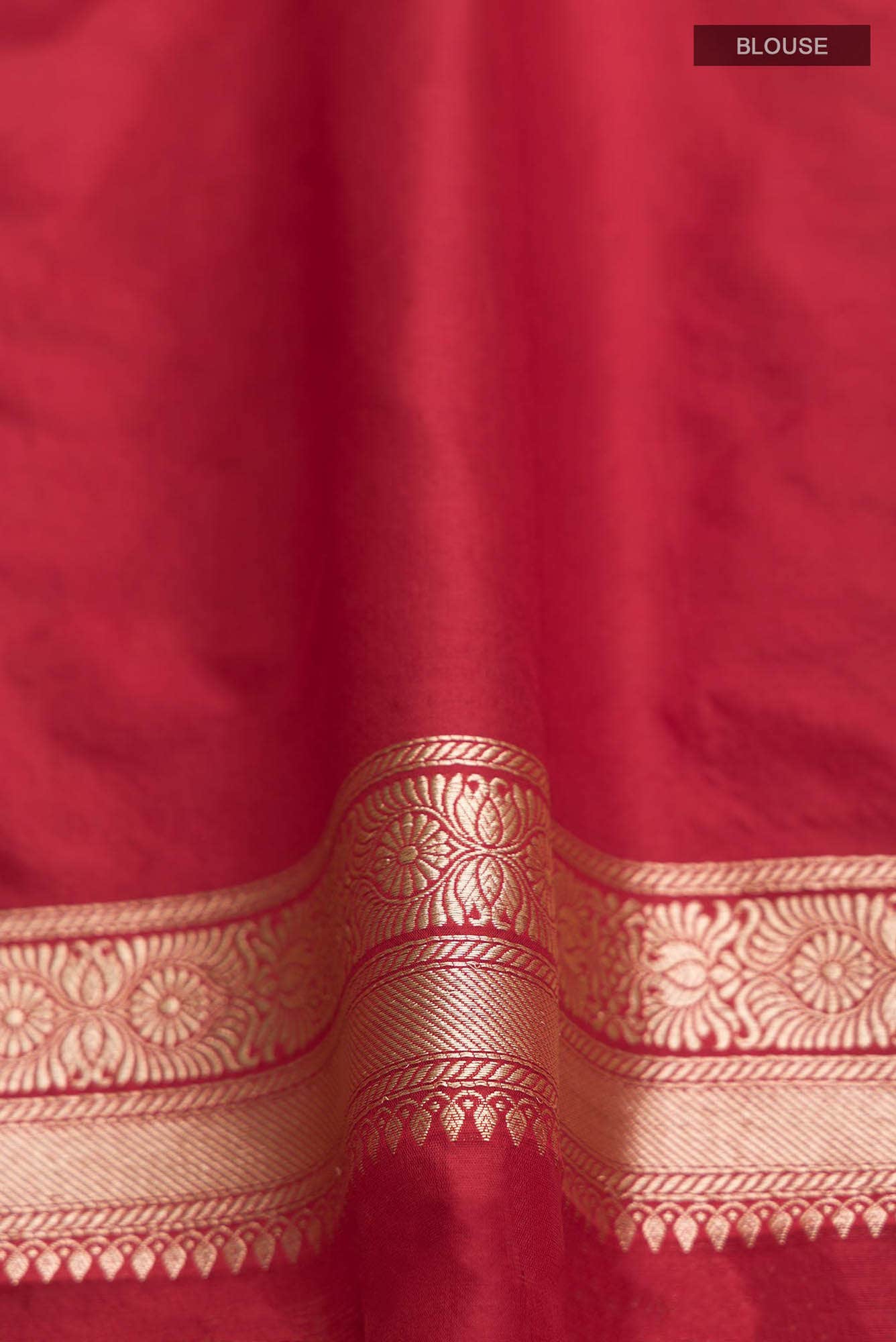 Priyasambad-Red Banarasi Silk Saree - Image 6