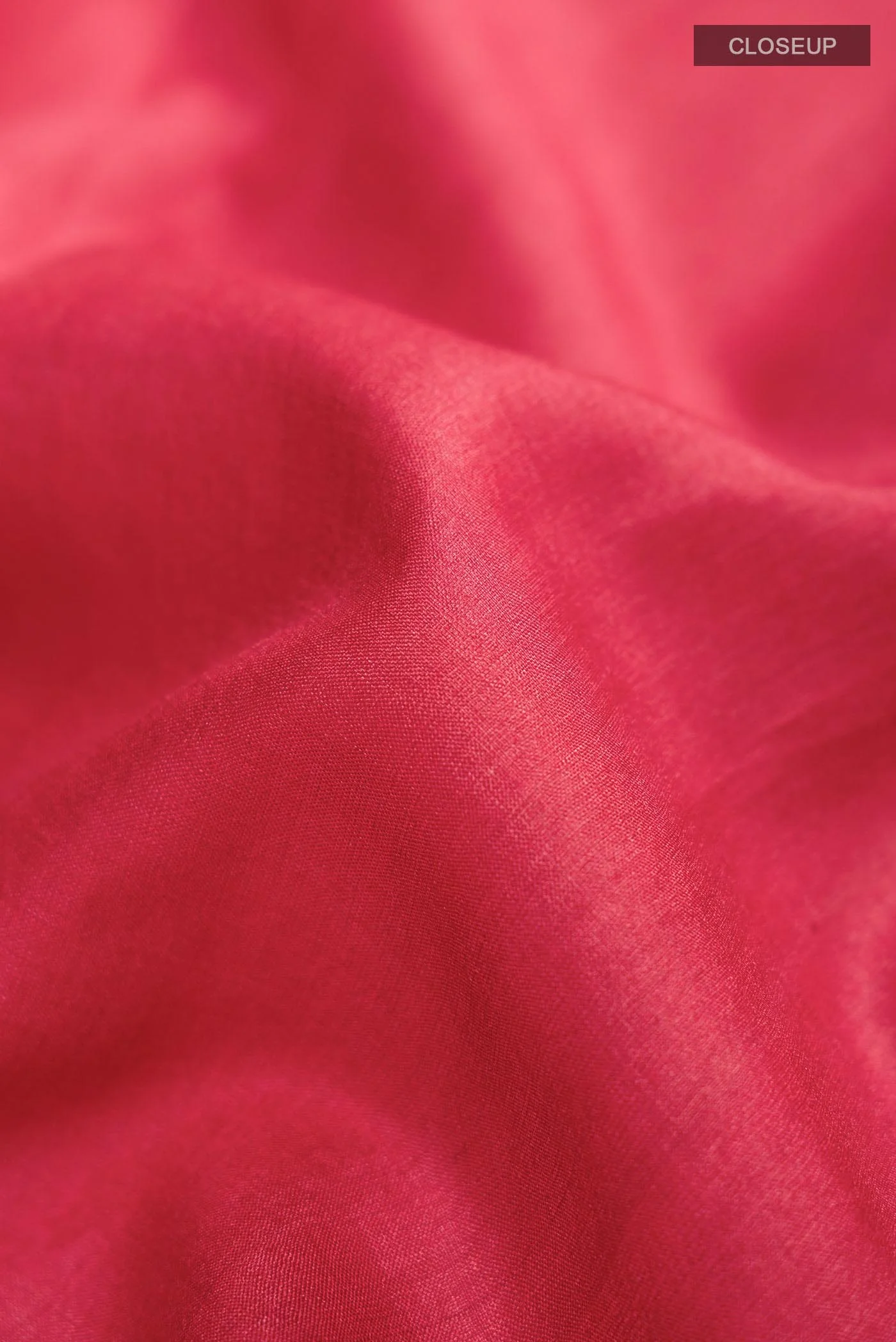 Red Bhagalpuri Tussar Silk Saree - Image 2