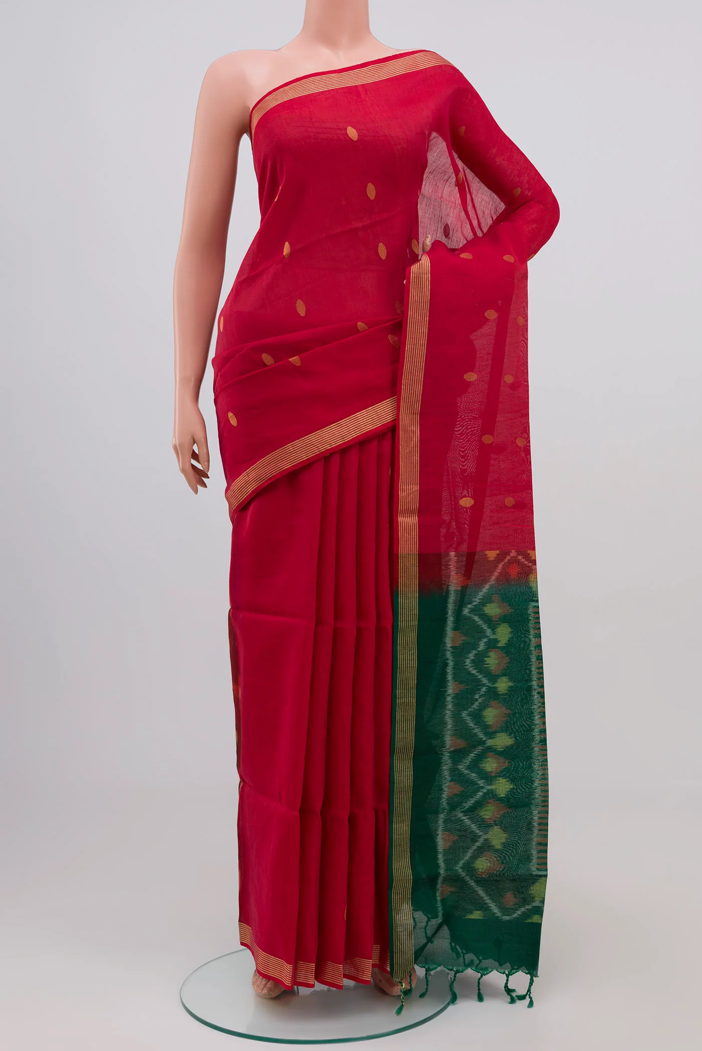 Red Soft Silk Saree