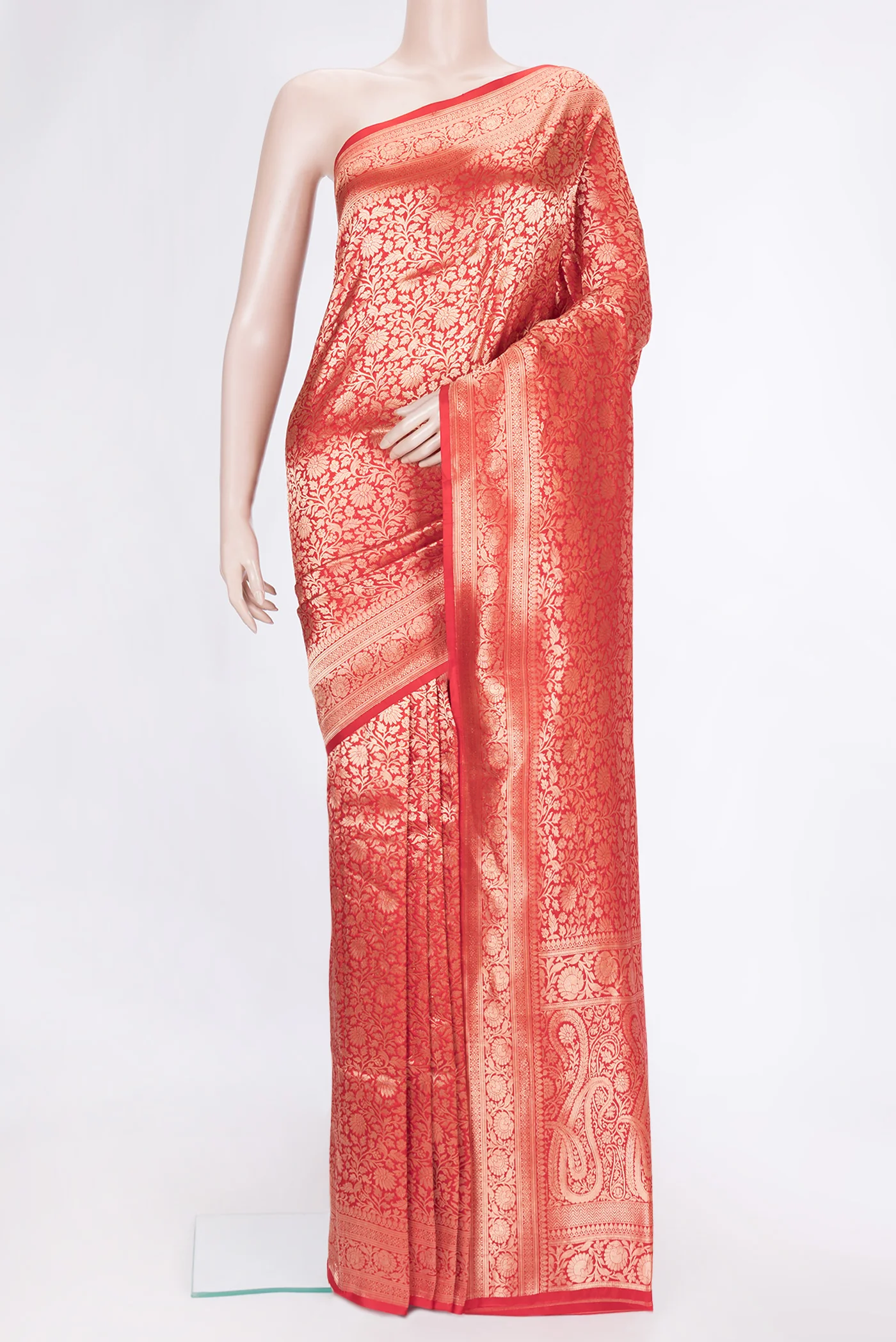 Red Banarasi Silk Saree