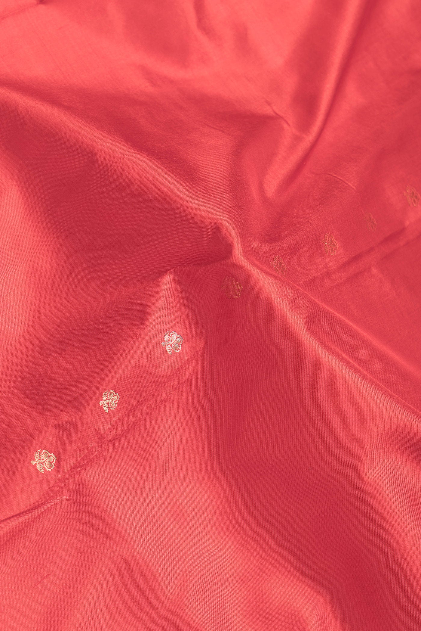 Red Banarasi Katan Silk Saree - Image 2