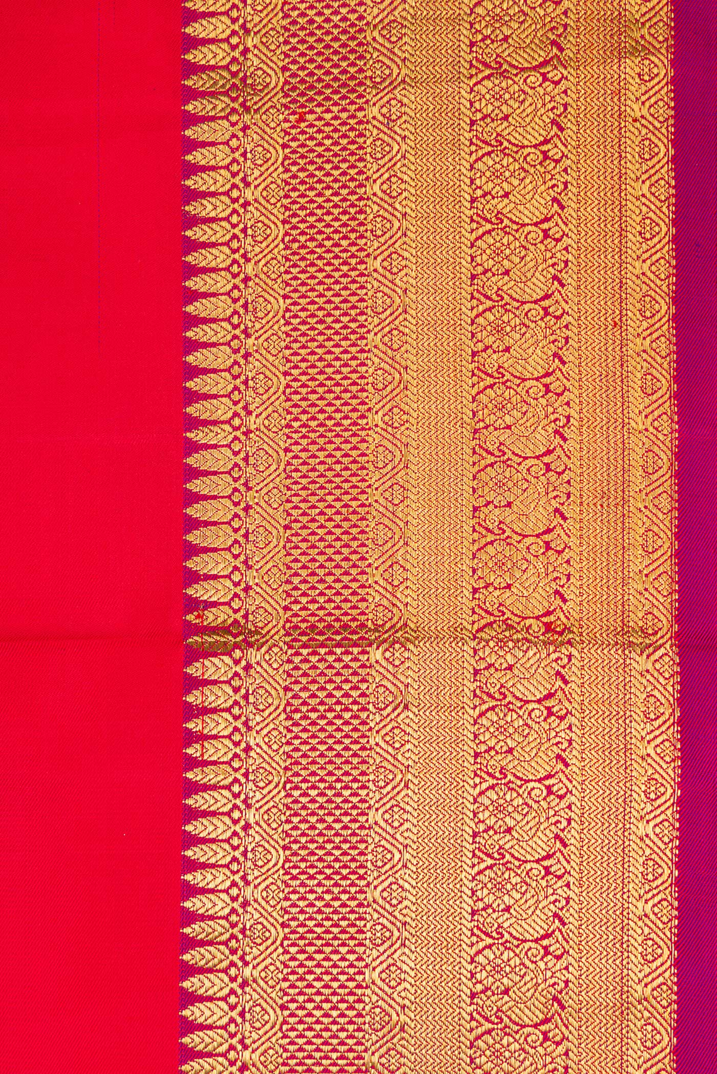 Red Kanjivaram Silk Saree - Image 3