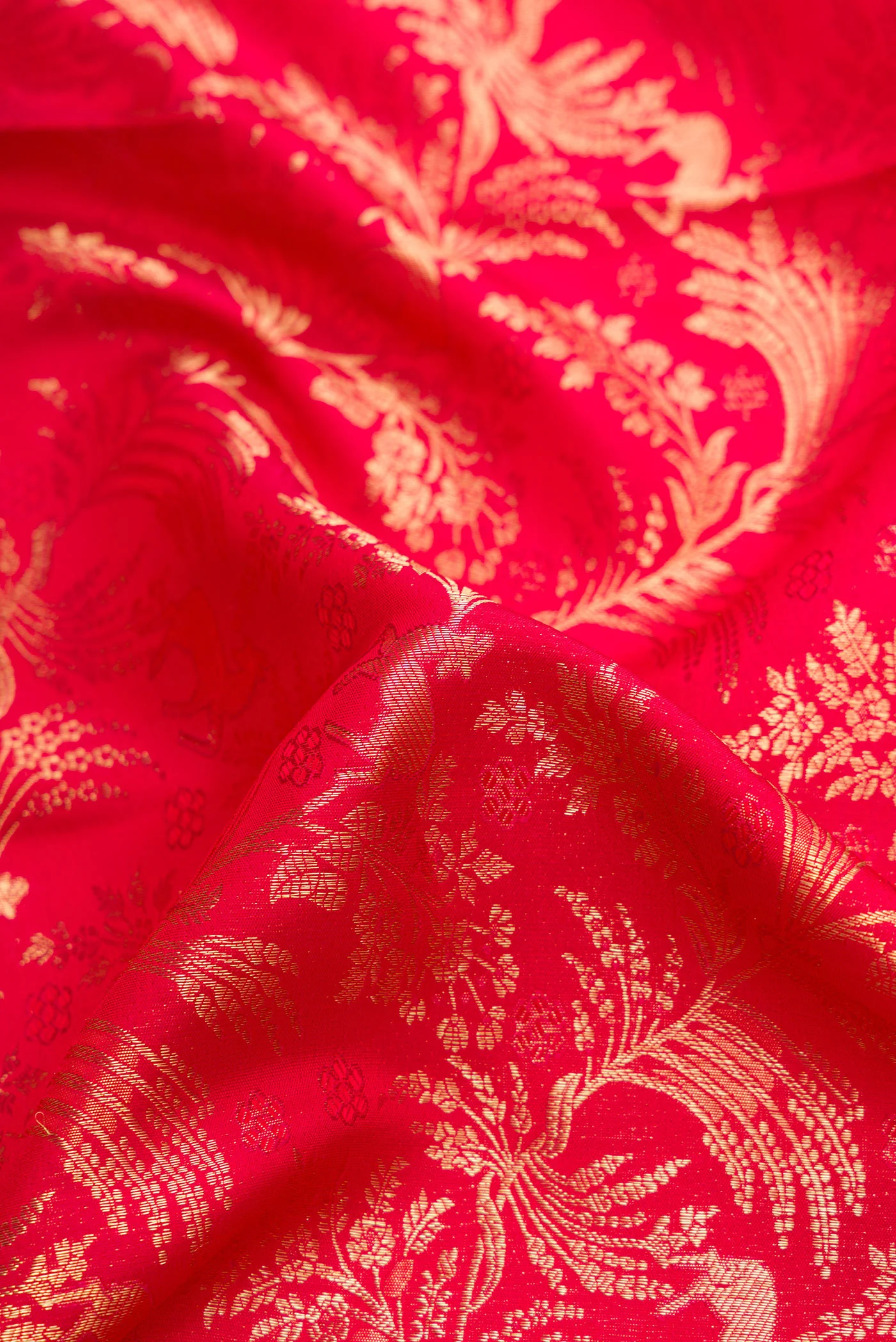 Red Kanchipuram Silk Saree - Image 2