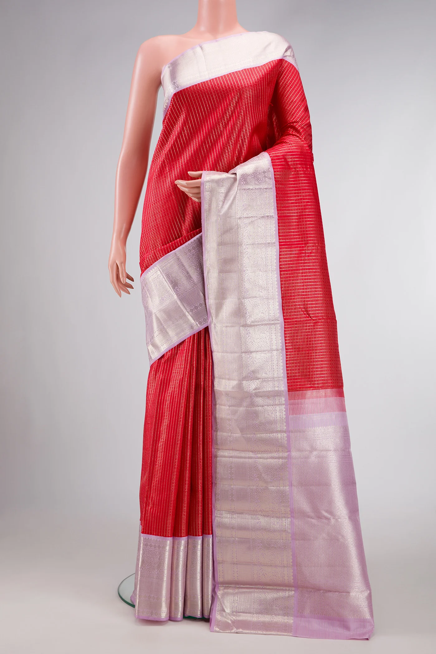 Red Kanchipuram Silk Saree