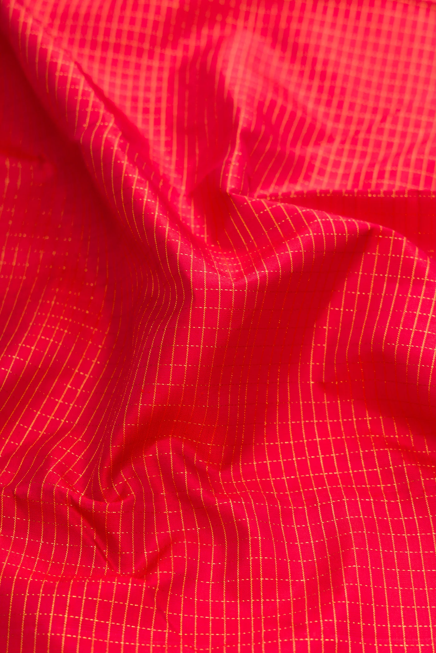 Red Kanchipuram Silk Saree - Image 2