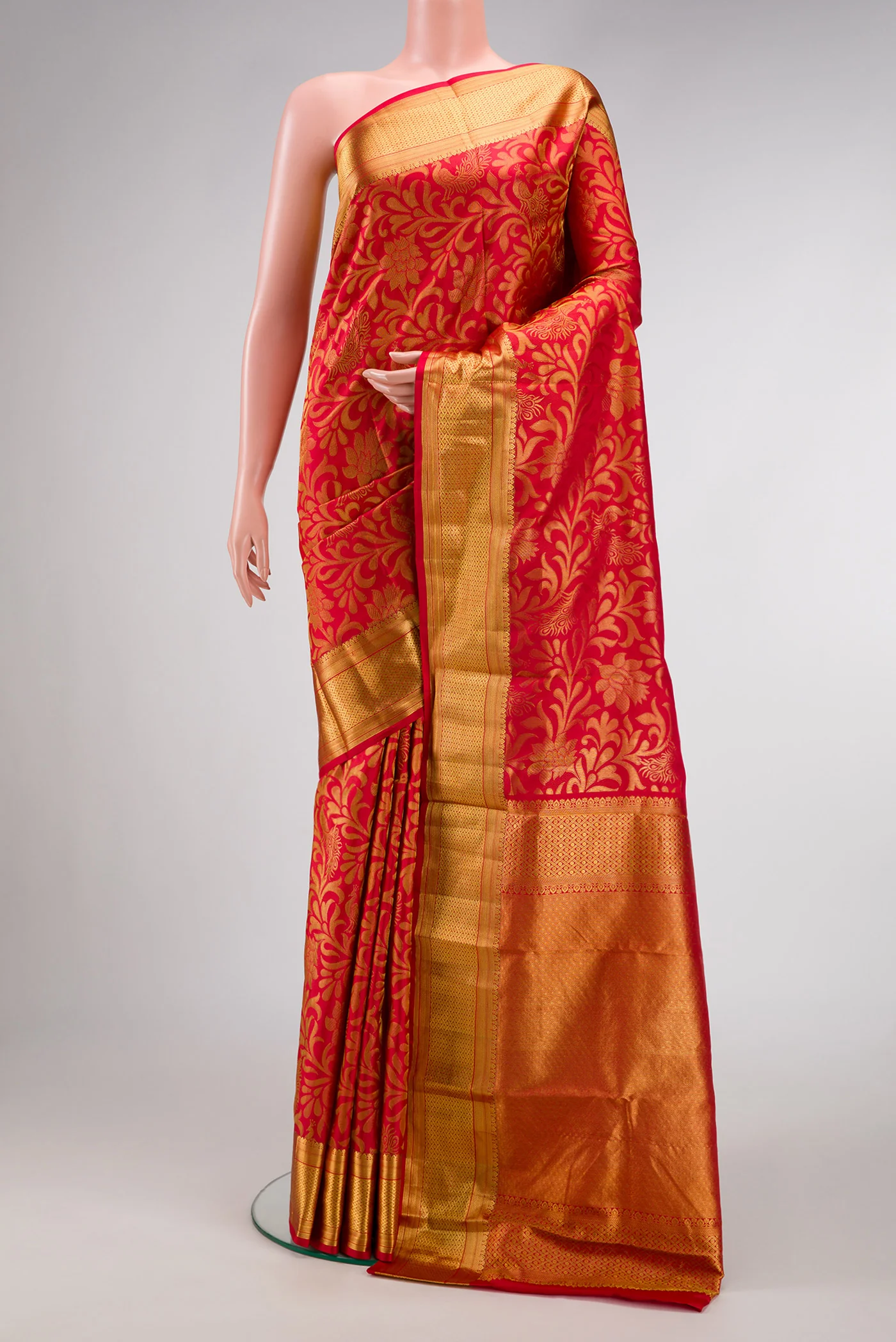 Red Kanchipuram Silk Saree