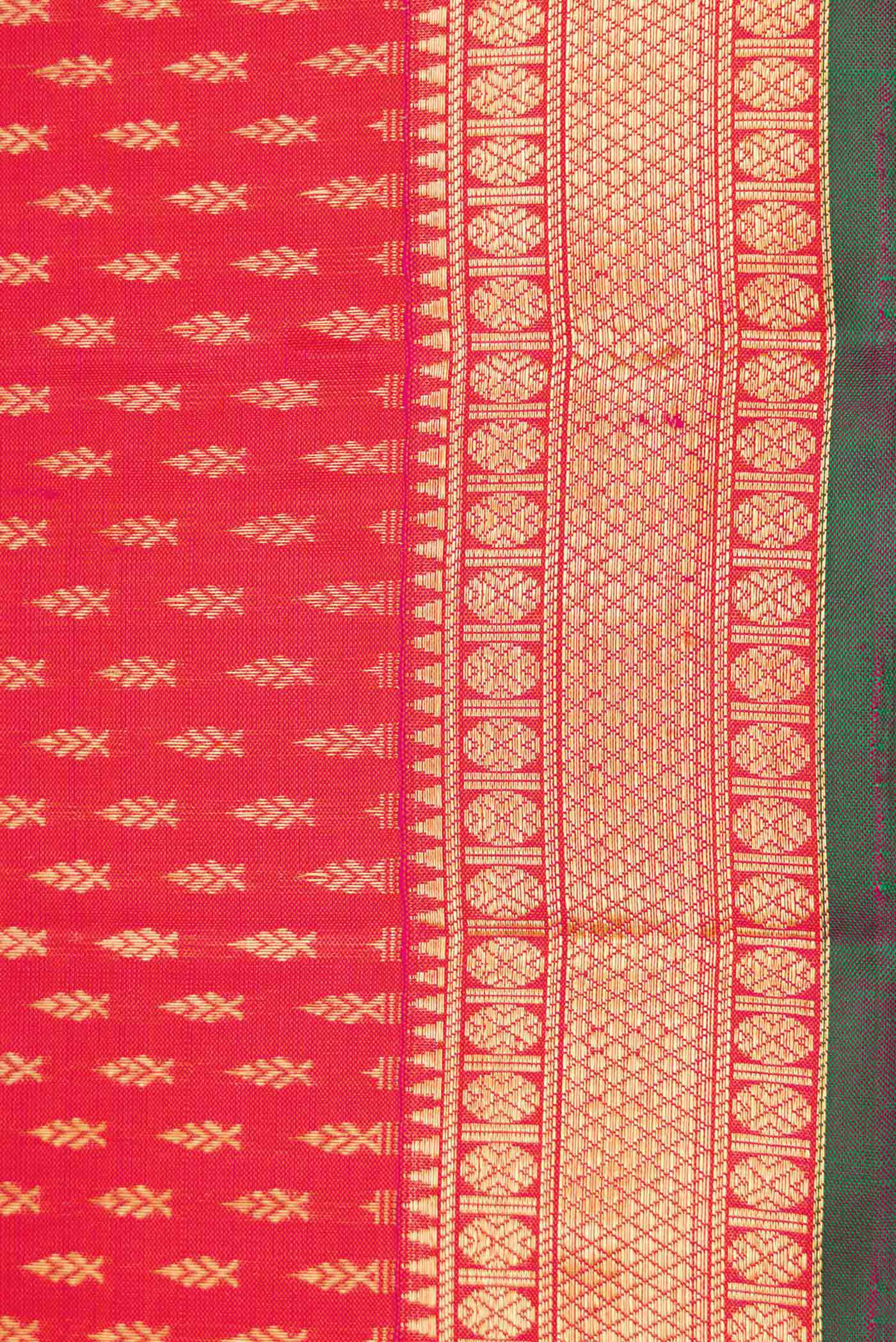 Pink Kanjivaram Silk Saree - Image 3
