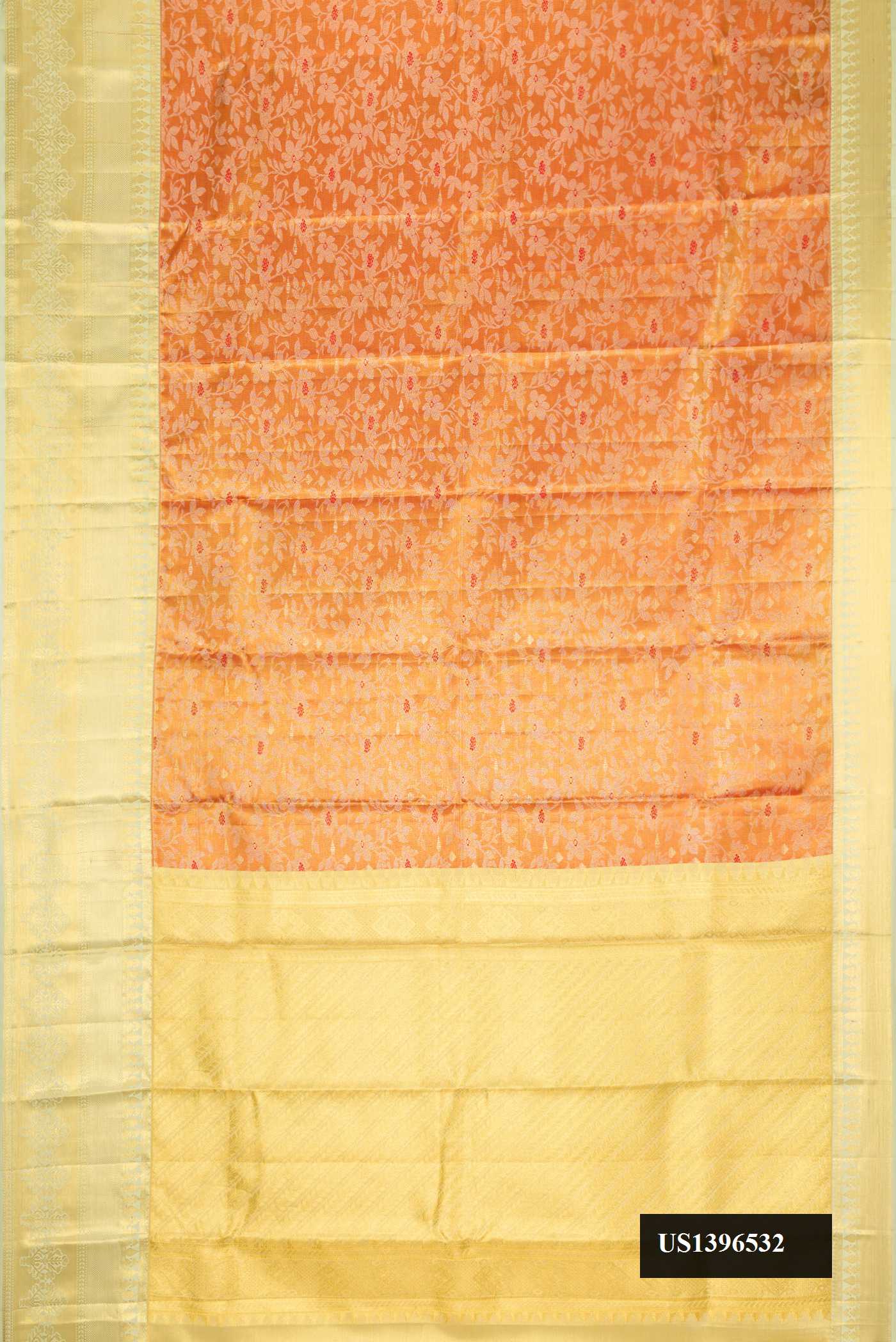 Red Dual Tone Kanchipuram Tissue Silk Saree
